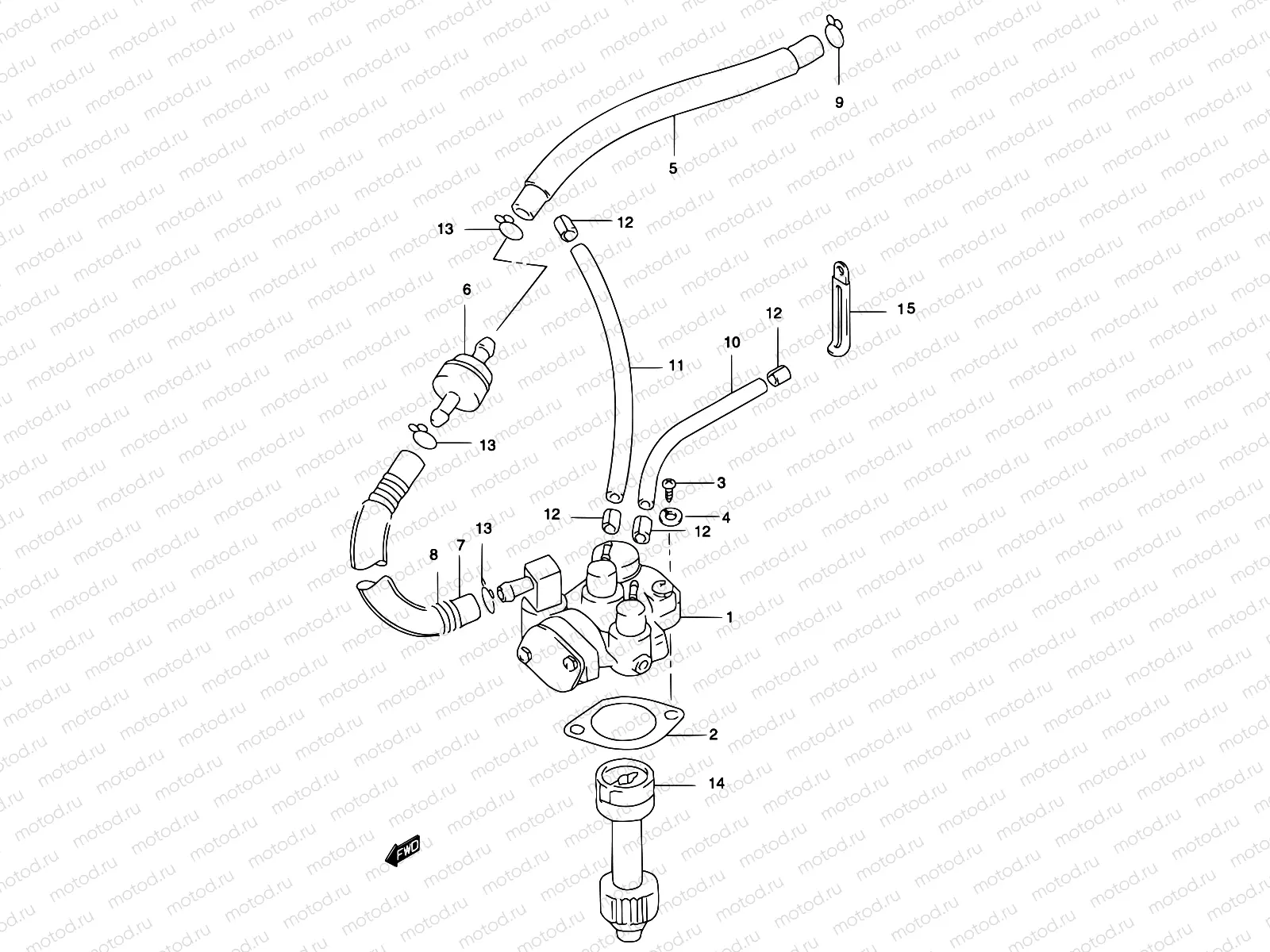 8 - OIL PUMP (MODEL K1)