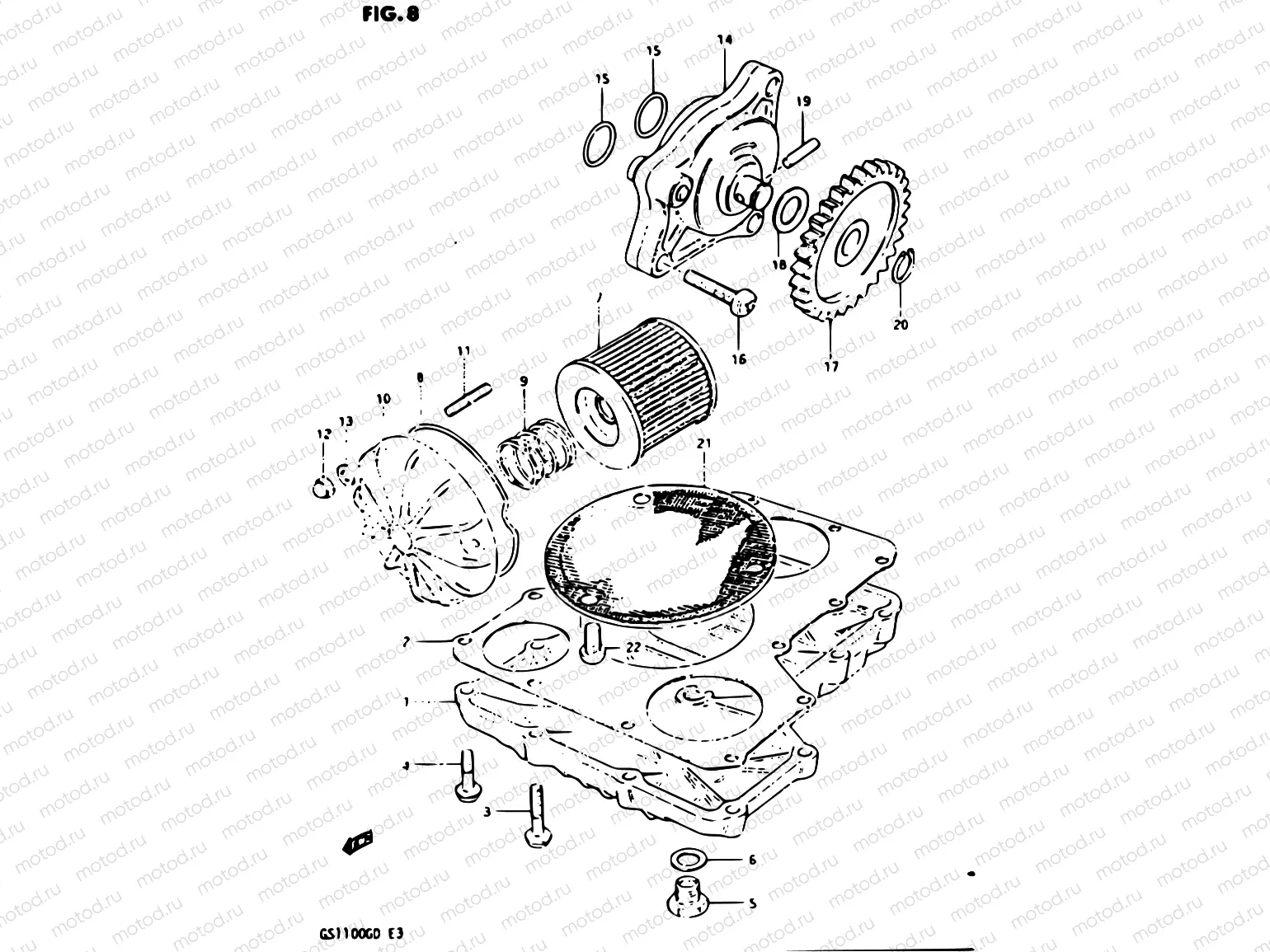 8 - OIL PUMP - OIL FILTER