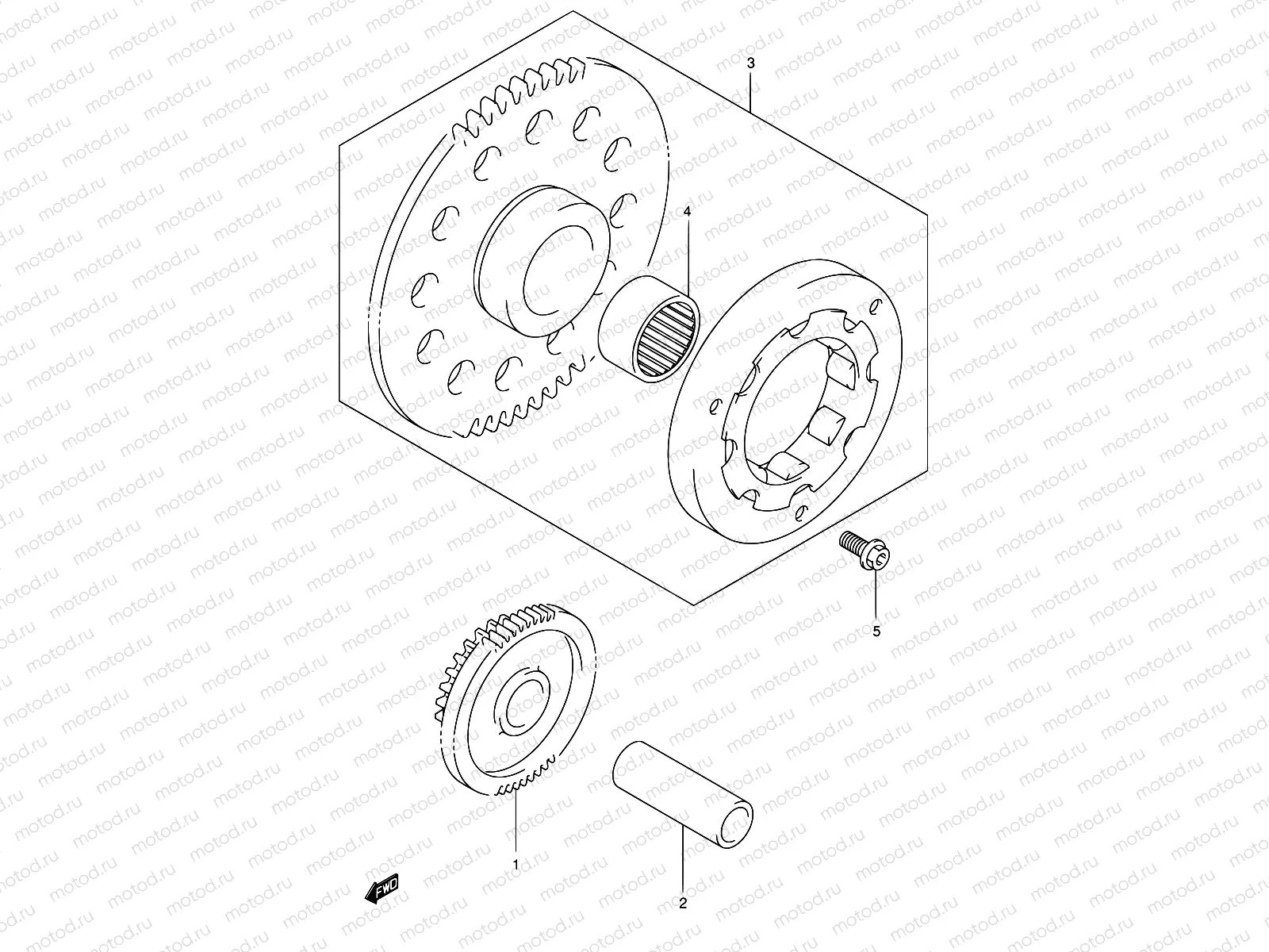 8 - STARTER CLUTCH