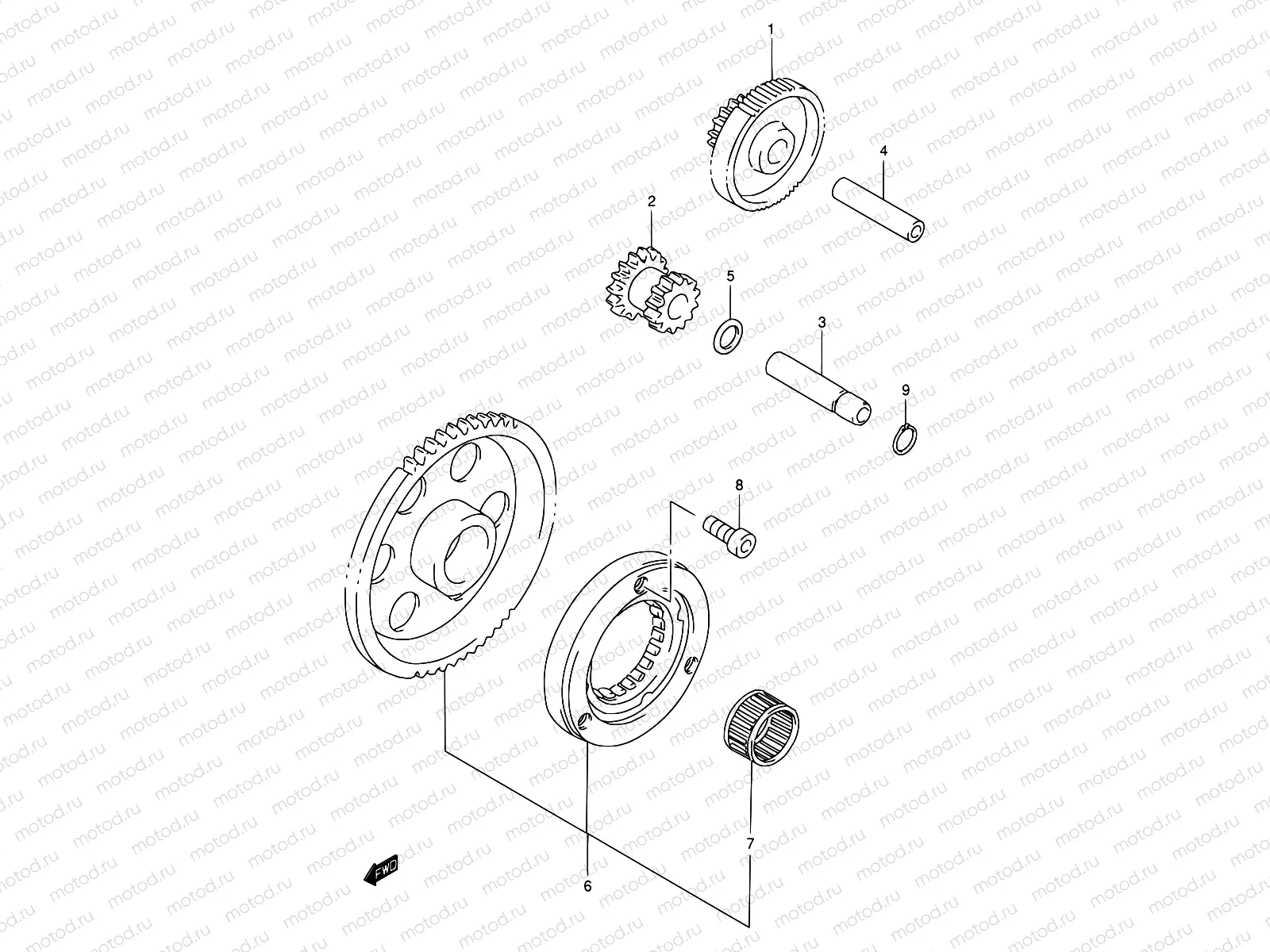 8 - STARTER CLUTCH