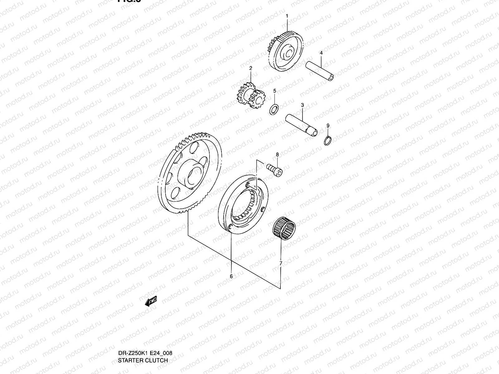 8 - STARTER CLUTCH