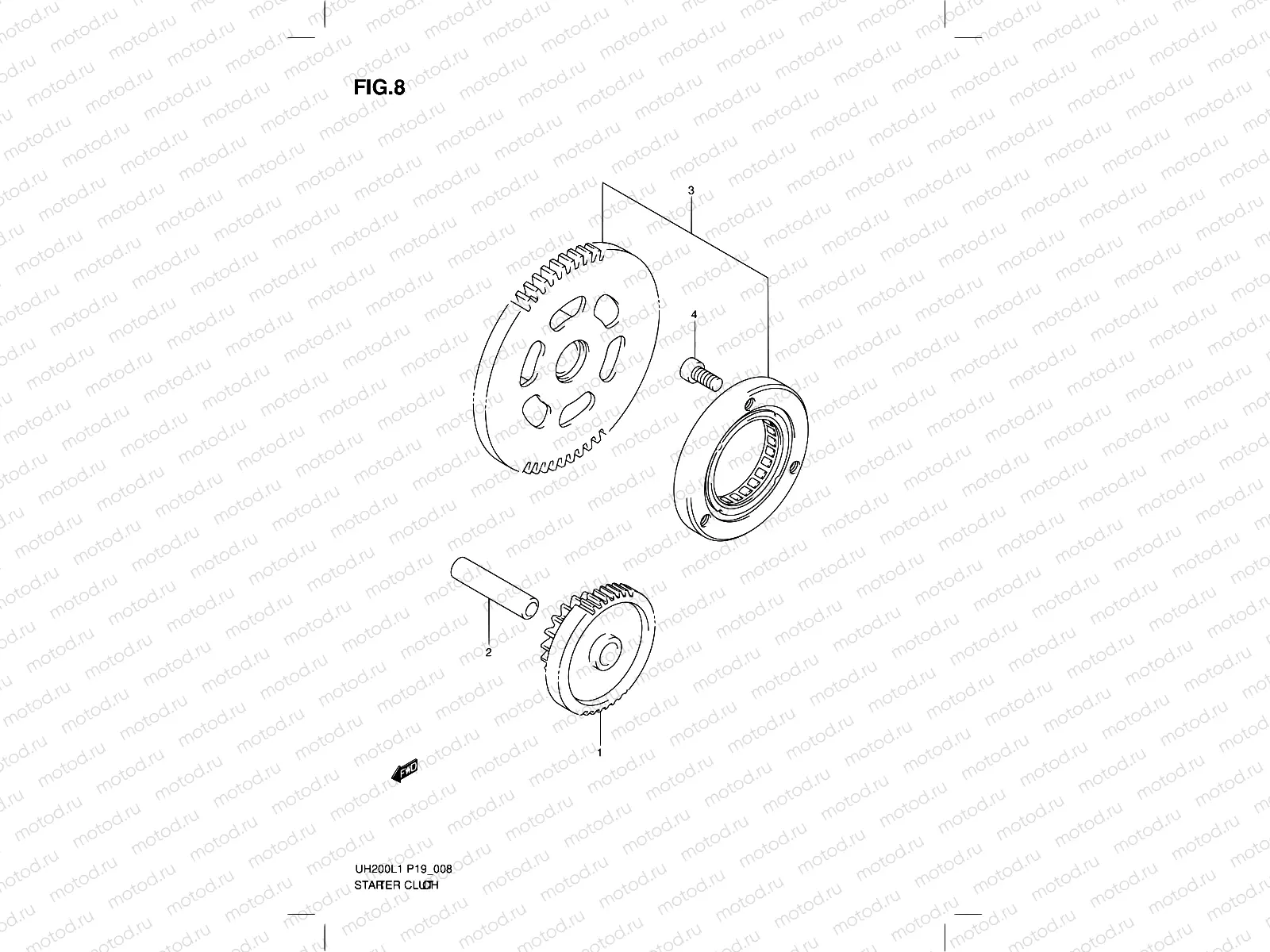 8 - STARTER CLUTCH