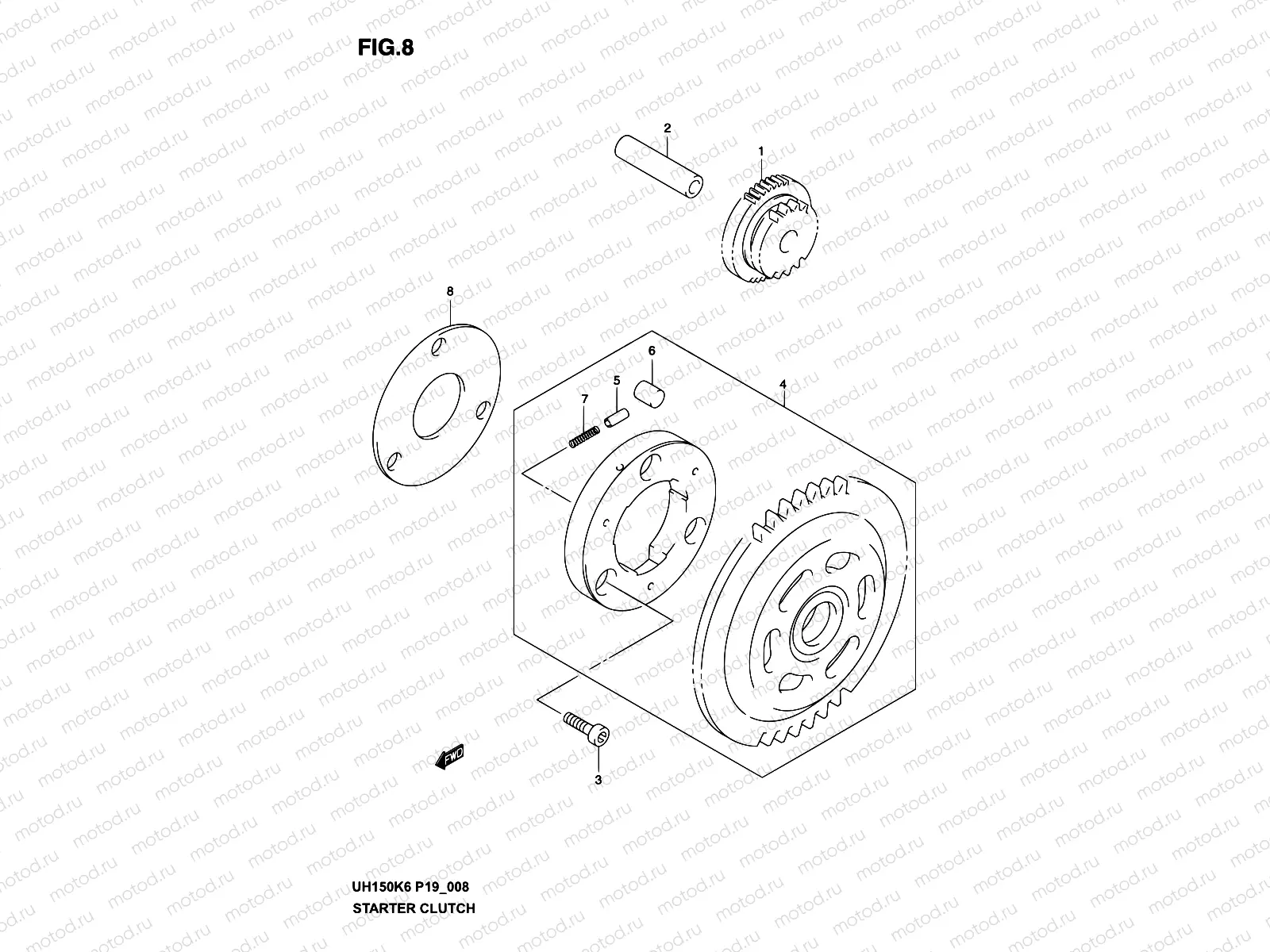 8 - STARTER CLUTCH