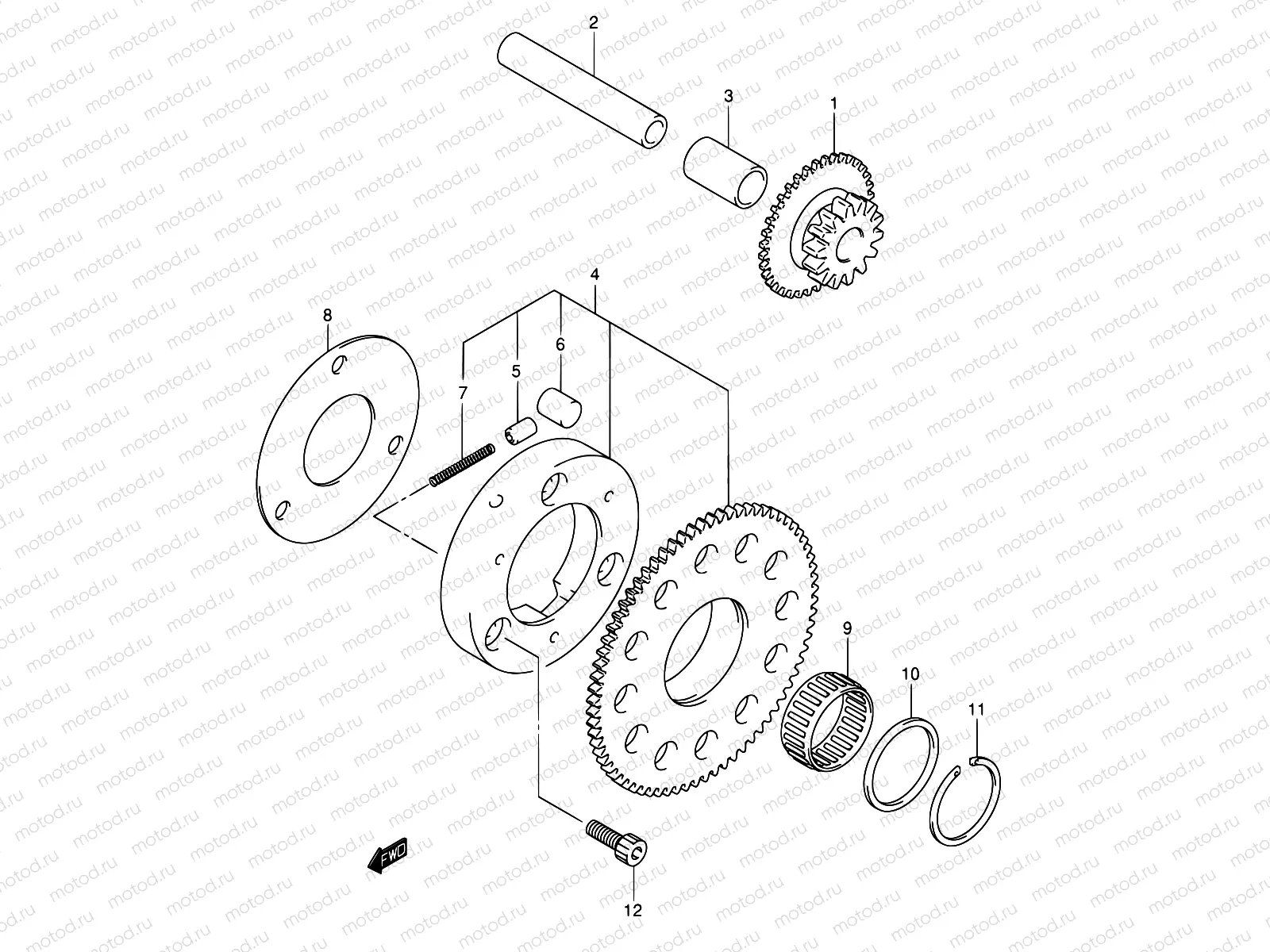 8 - STARTER CLUTCH