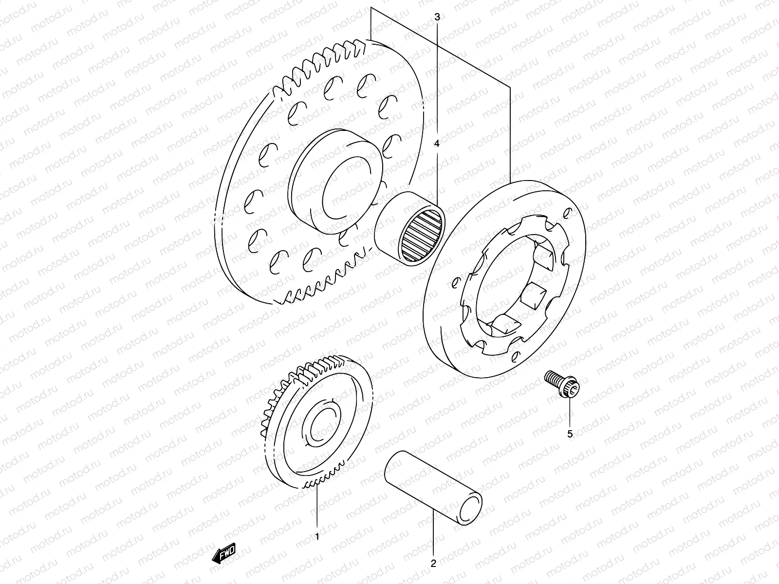 8 - STARTER CLUTCH