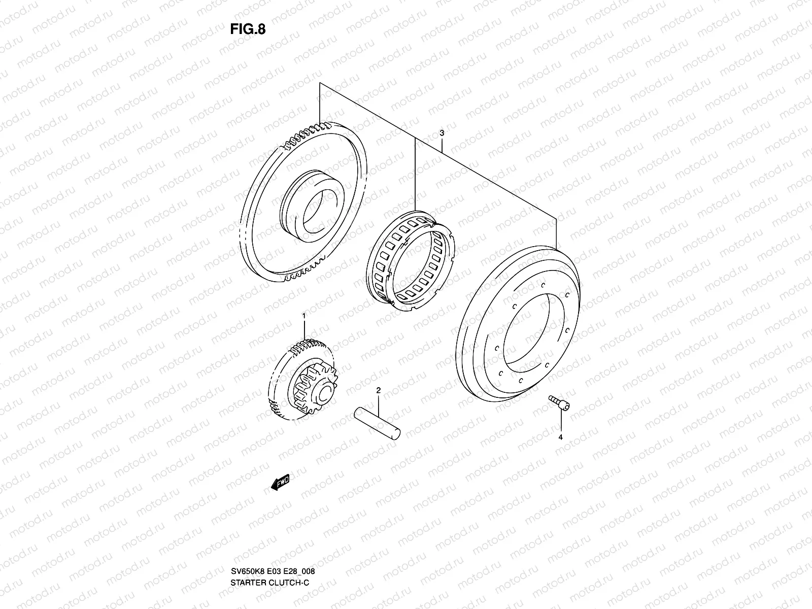 8 - STARTER CLUTCH