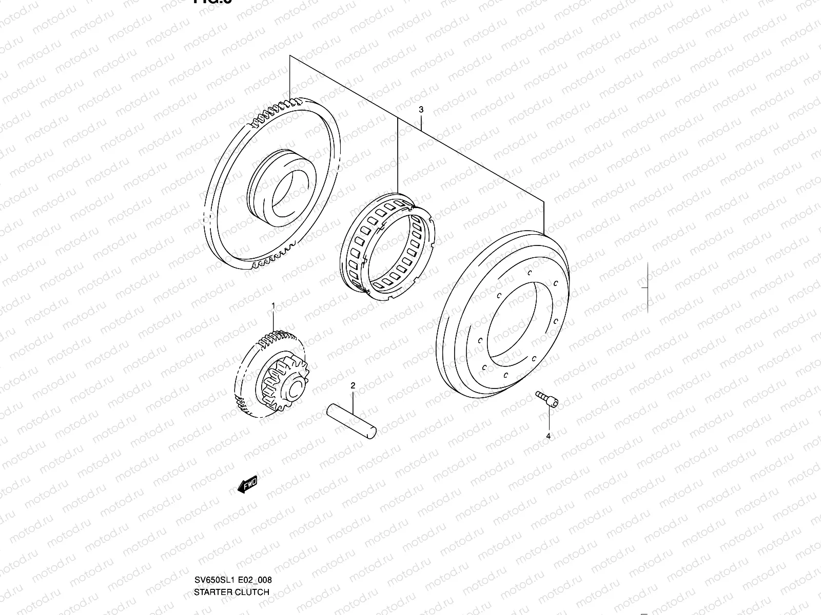 8 - STARTER CLUTCH