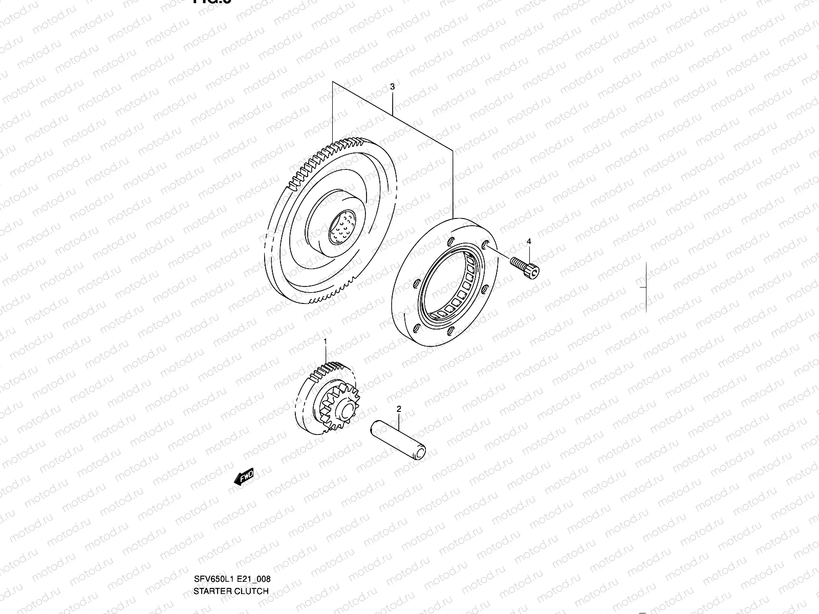8 - STARTER CLUTCH