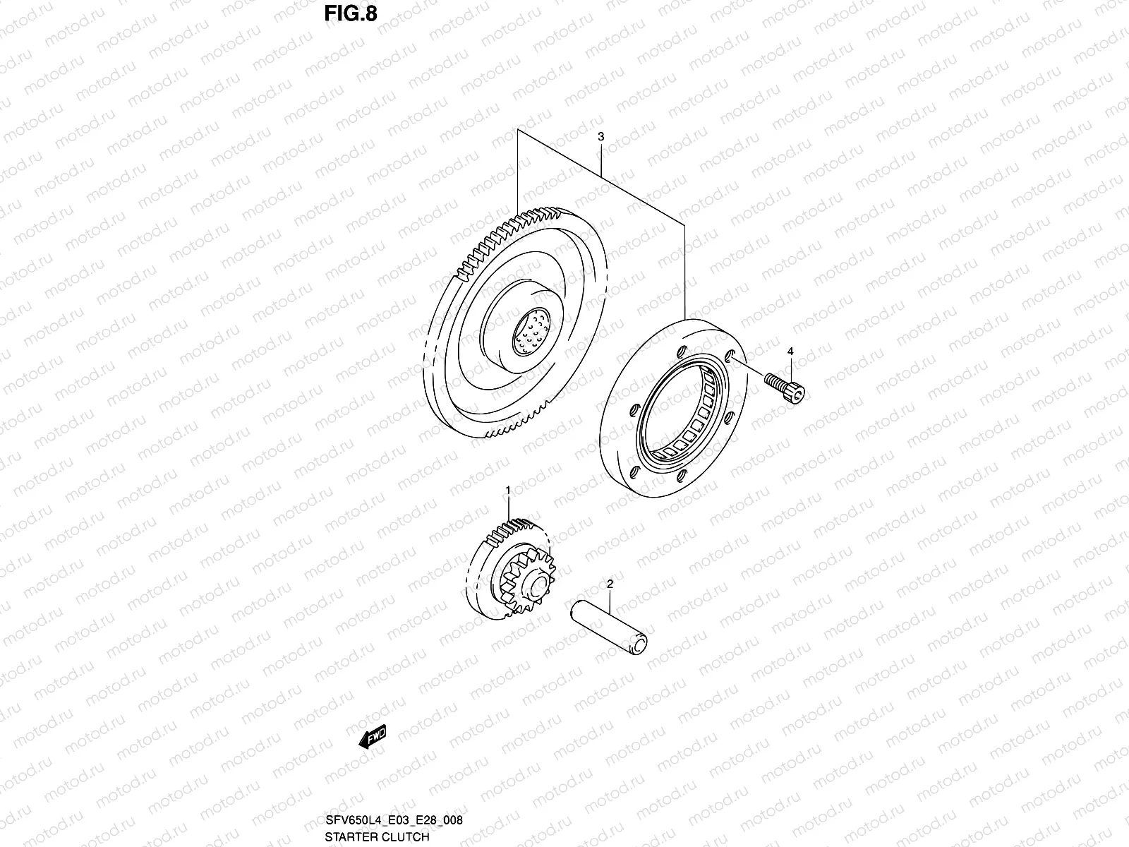 8 - STARTER CLUTCH