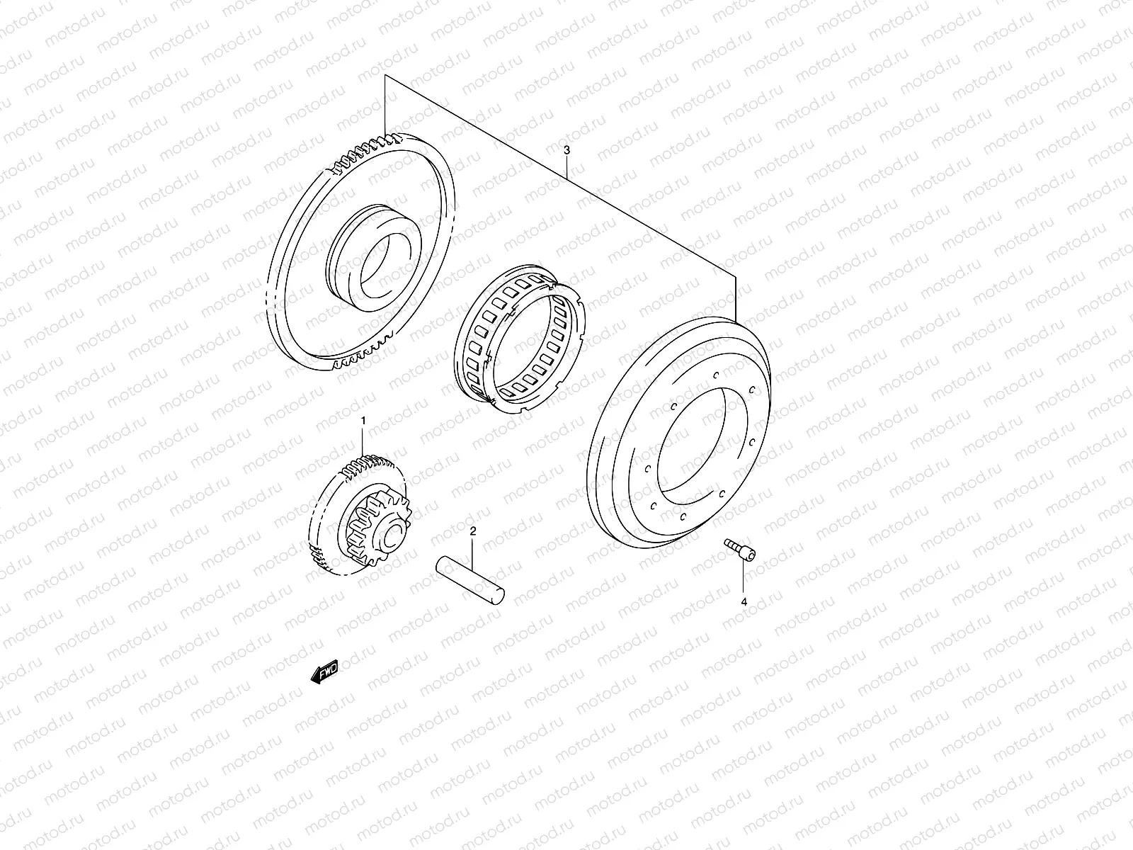 8 - STARTER CLUTCH