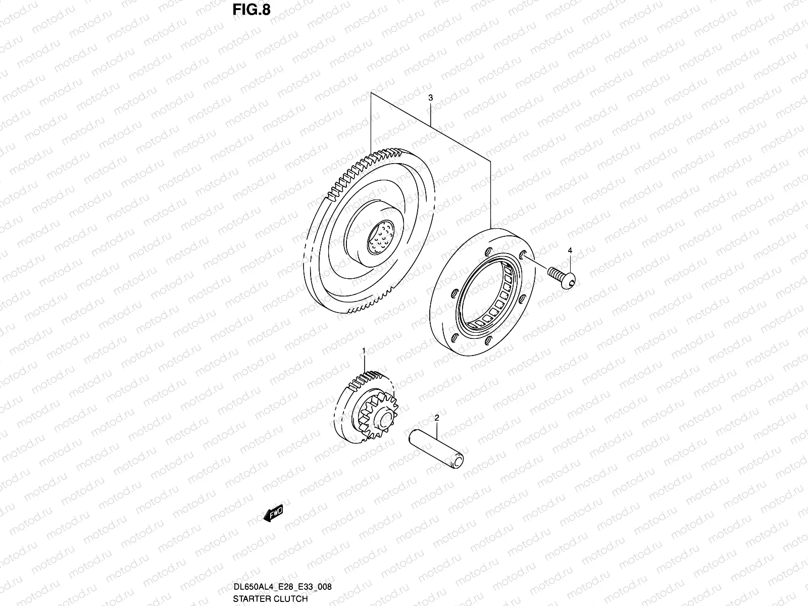 8 - STARTER CLUTCH