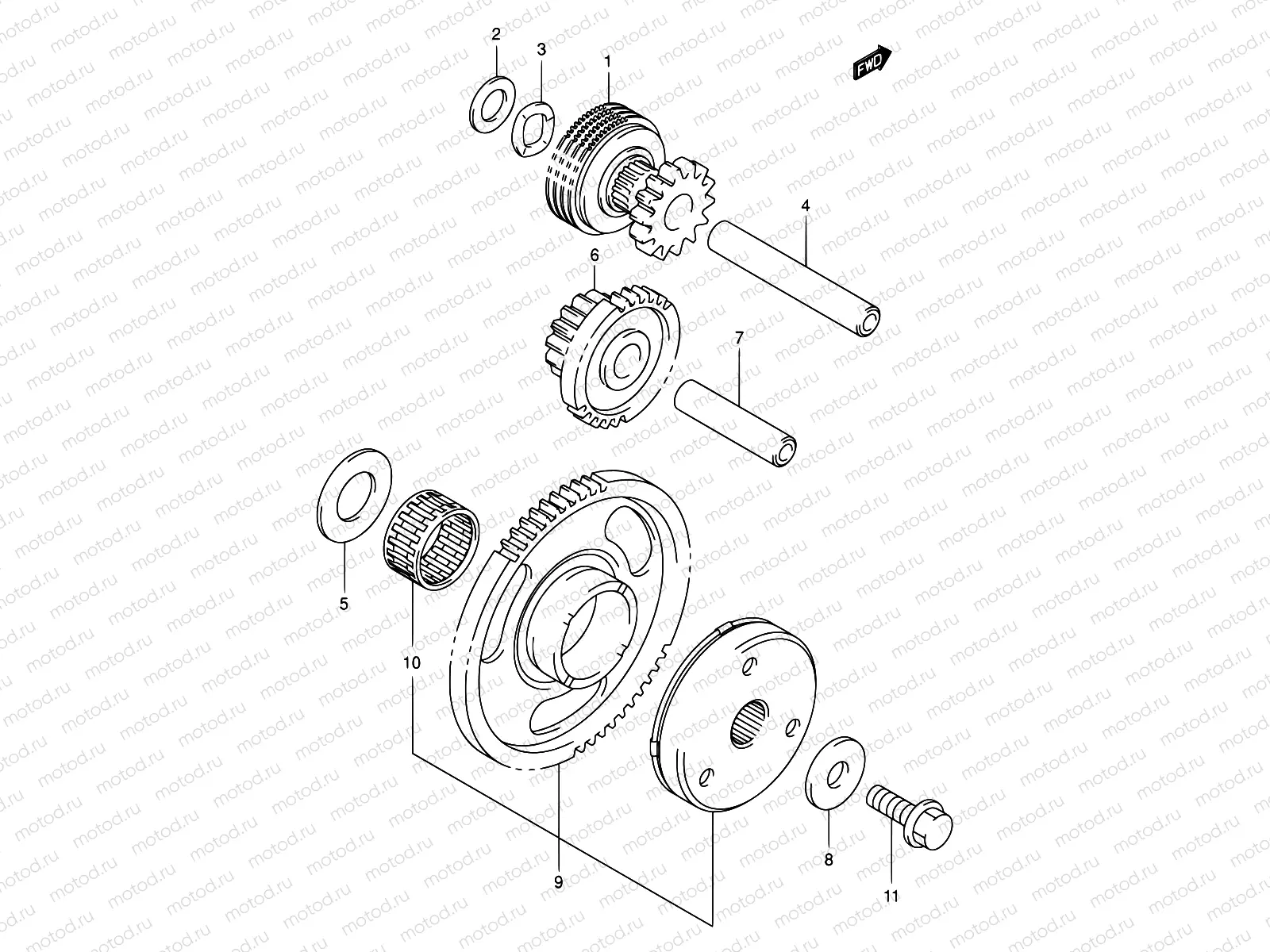 8 - STARTER CLUTCH