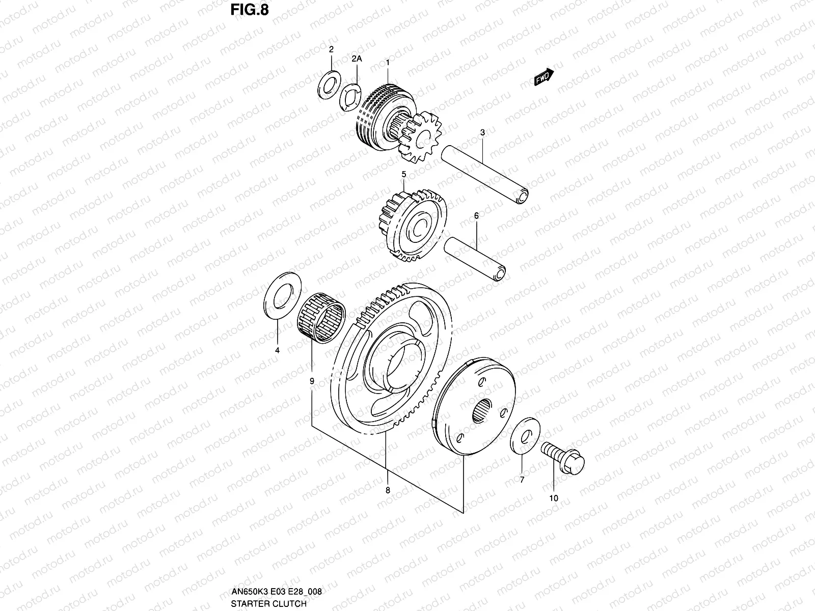 8 - STARTER CLUTCH