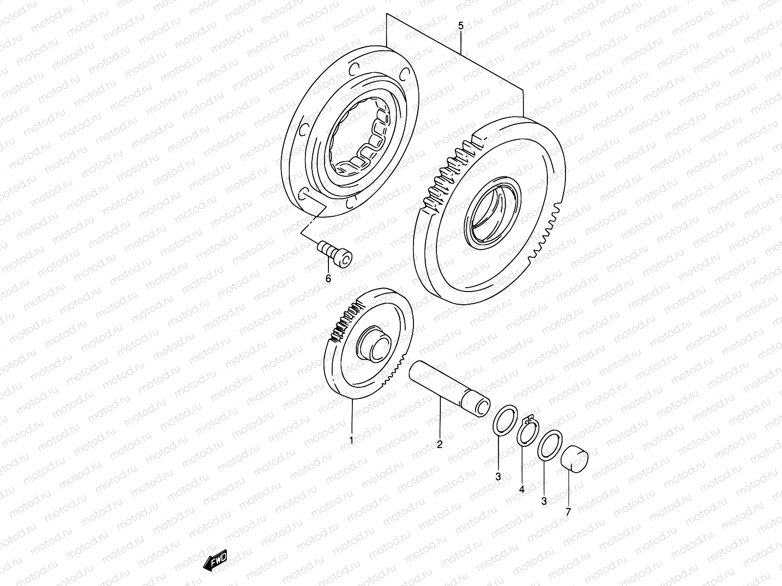 8 - STARTER CLUTCH