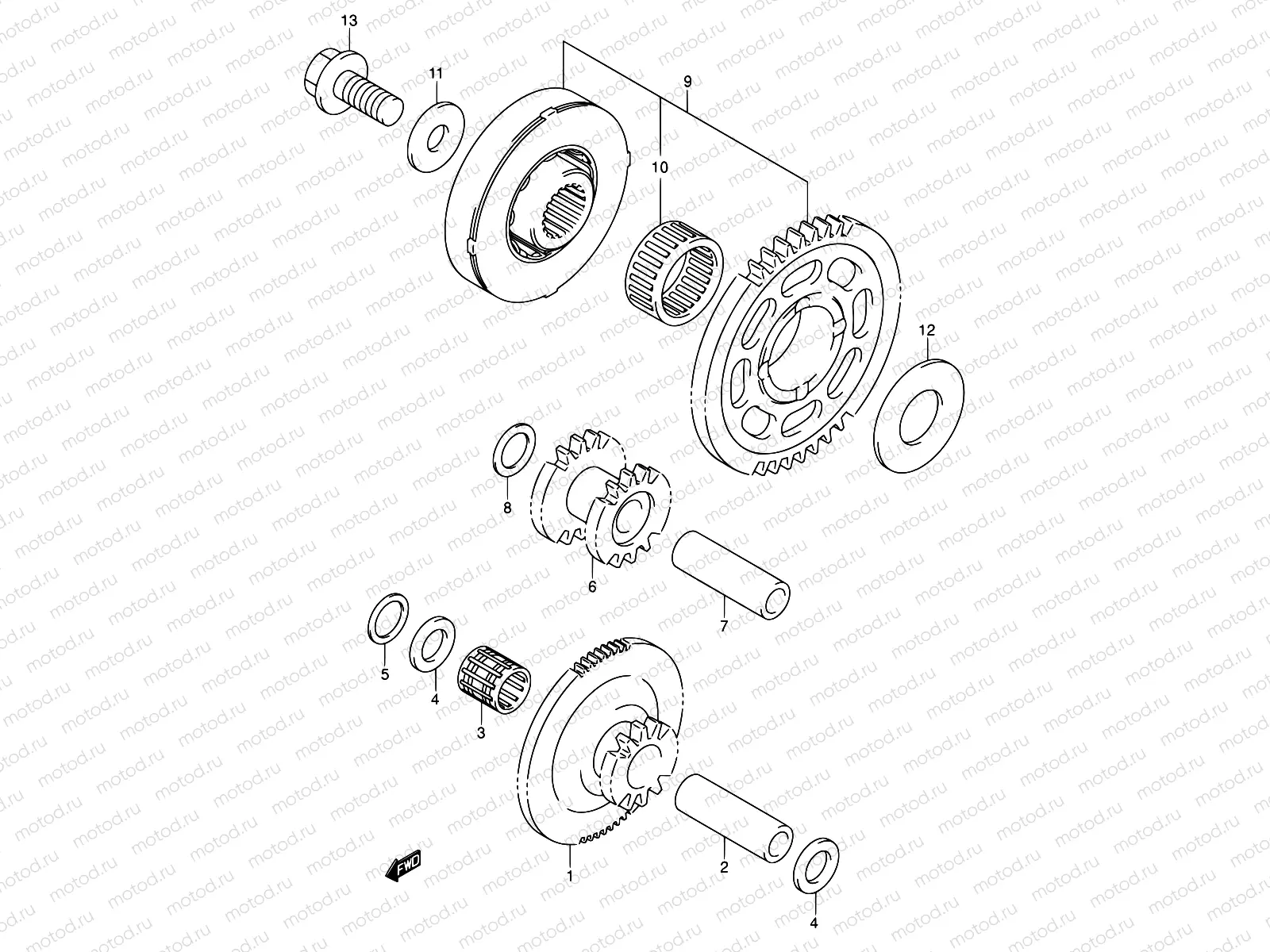 8 - STARTER CLUTCH