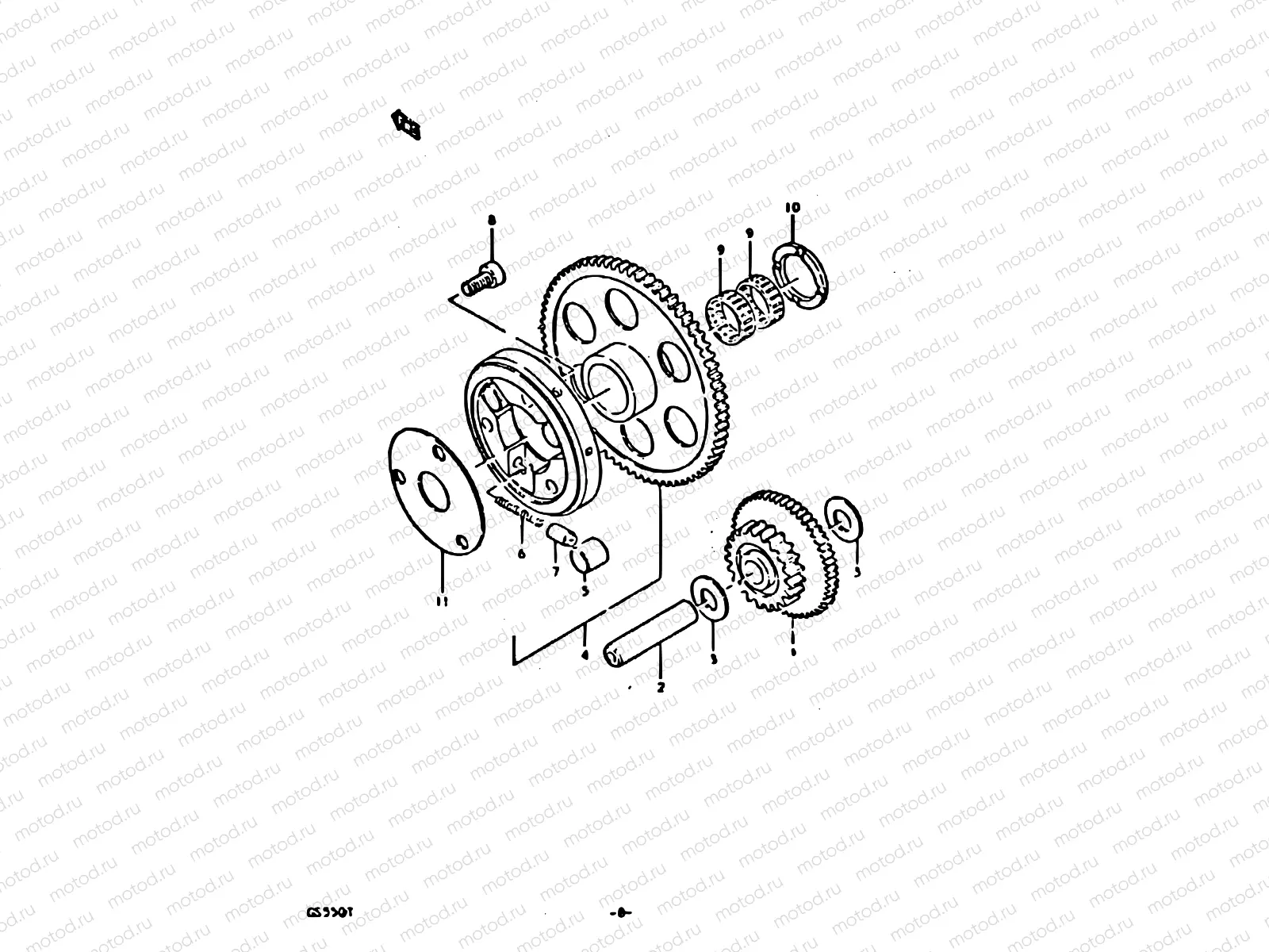 8 - STARTER CLUTCH