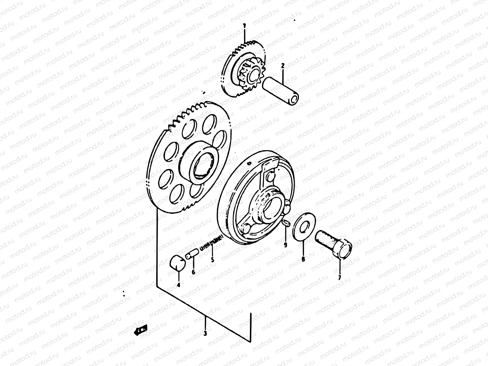 8 - STARTER CLUTCH