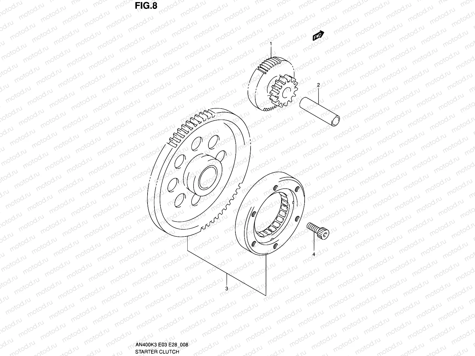 8 - STARTER CLUTCH