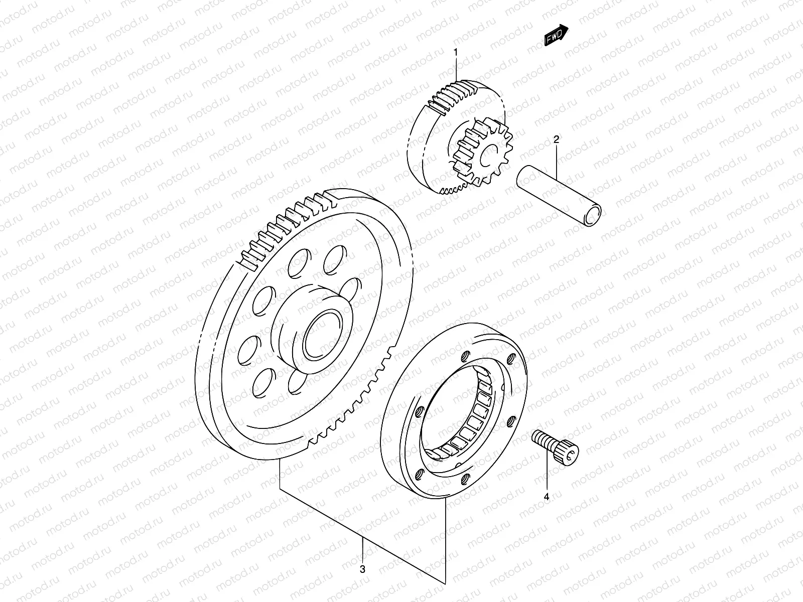 8 - STARTER CLUTCH