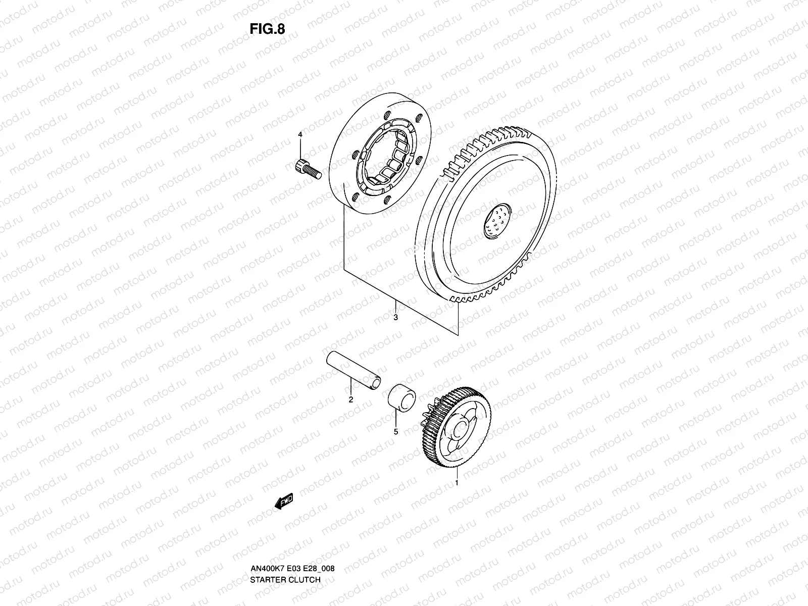 8 - STARTER CLUTCH