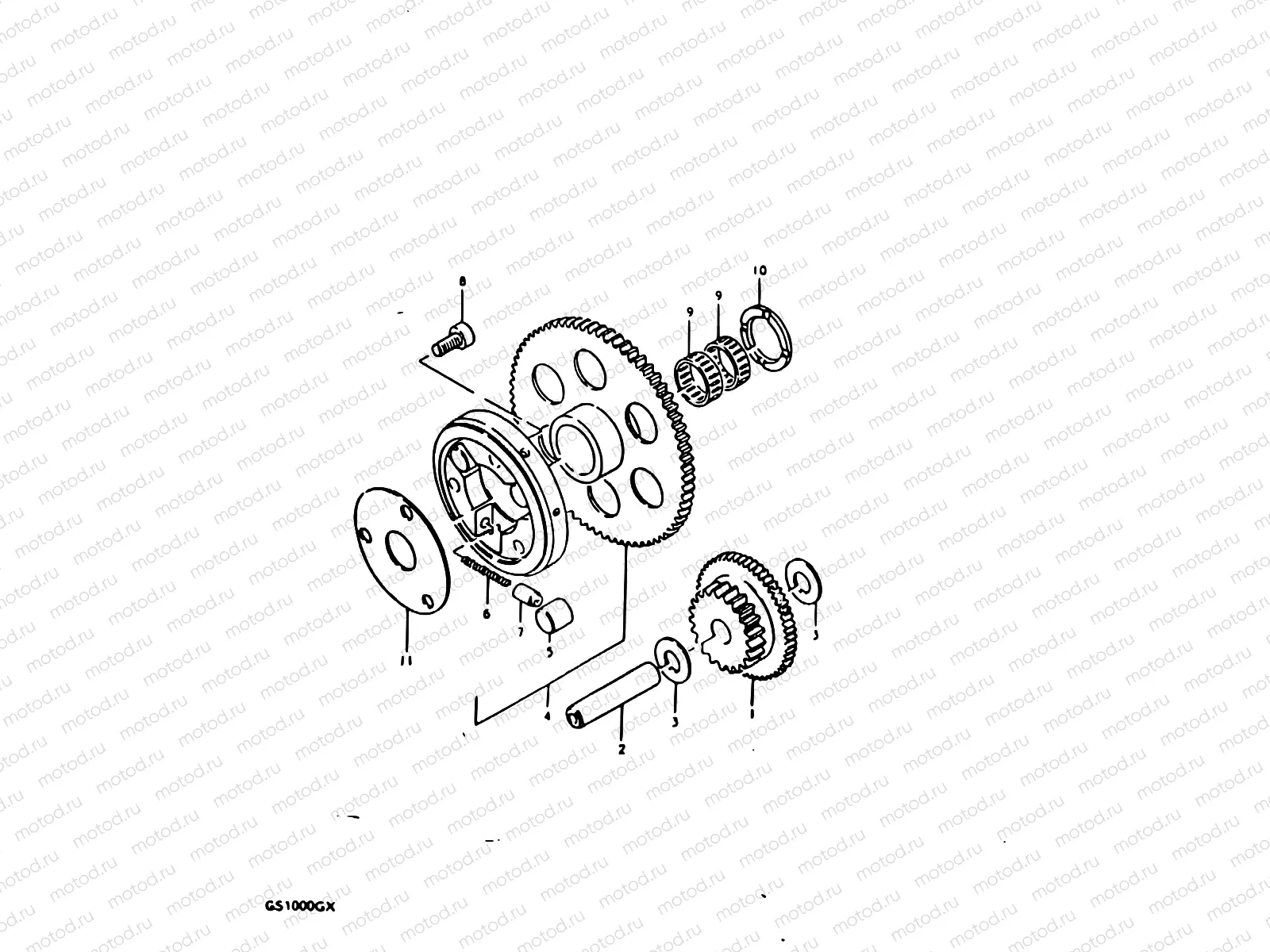 8 - STARTER CLUTCH