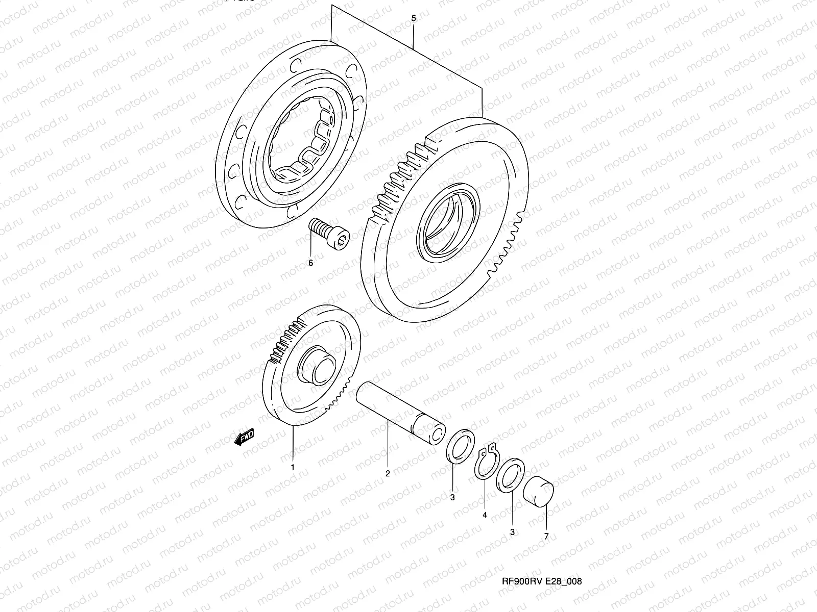 8 - STARTER CLUTCH