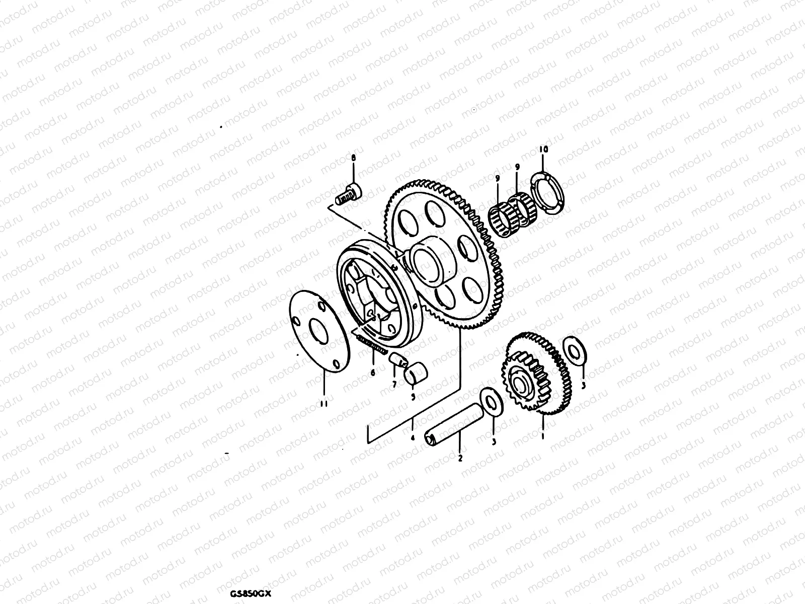 8 - STARTER CLUTCH