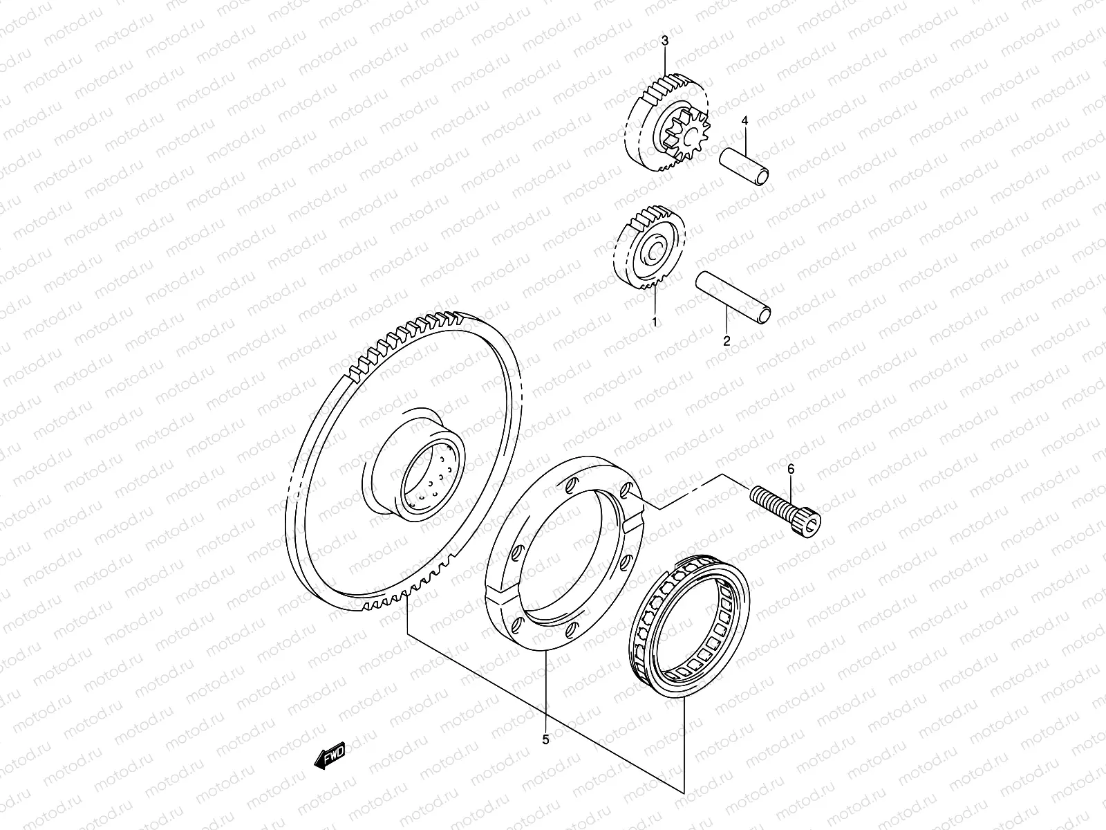 8 - STARTER CLUTCH