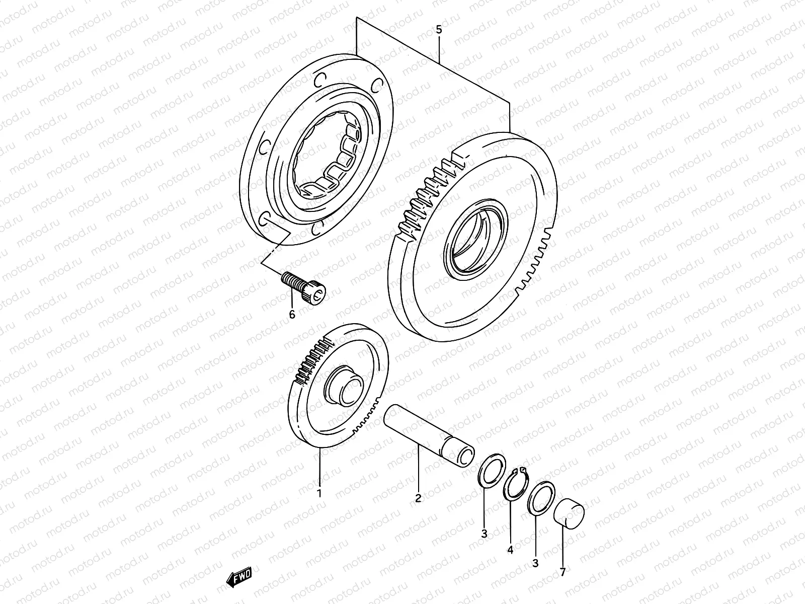8 - STARTER CLUTCH