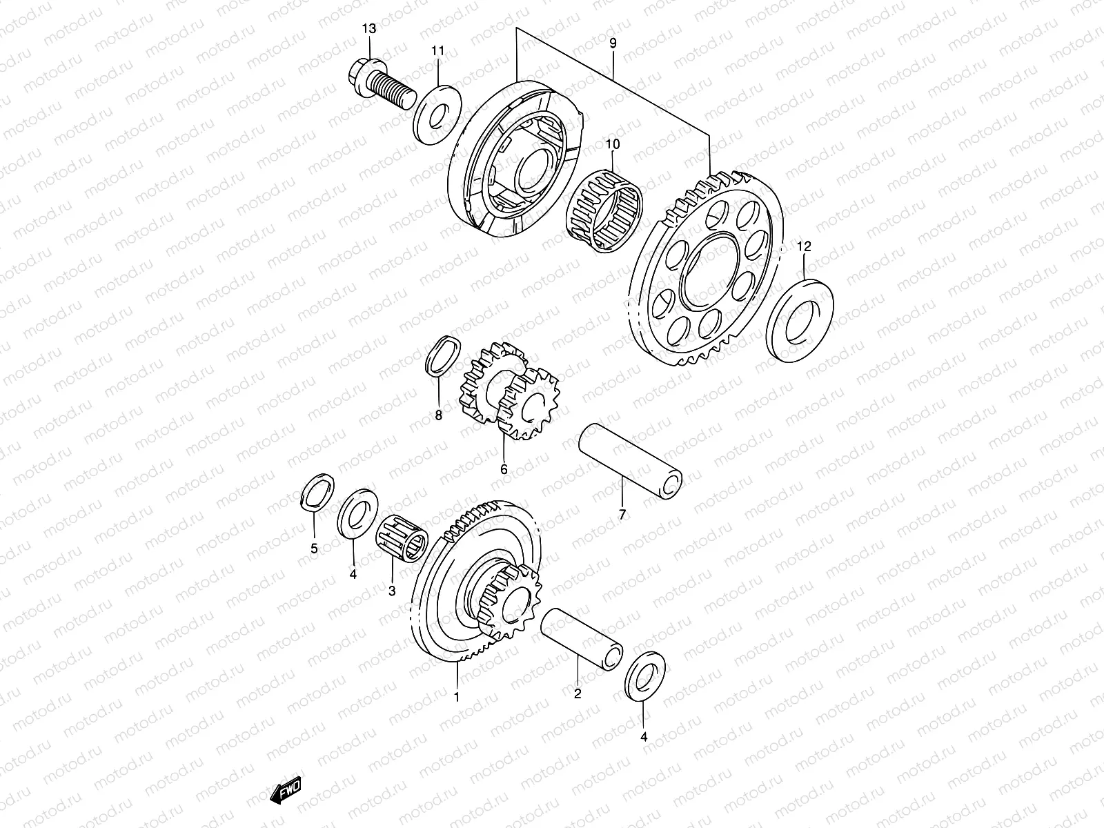 8 - STARTER CLUTCH