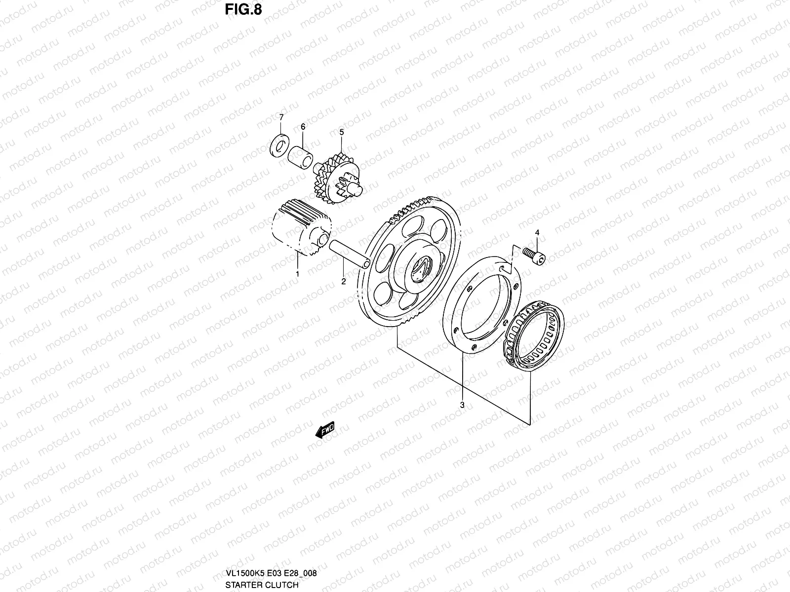 8 - STARTER CLUTCH