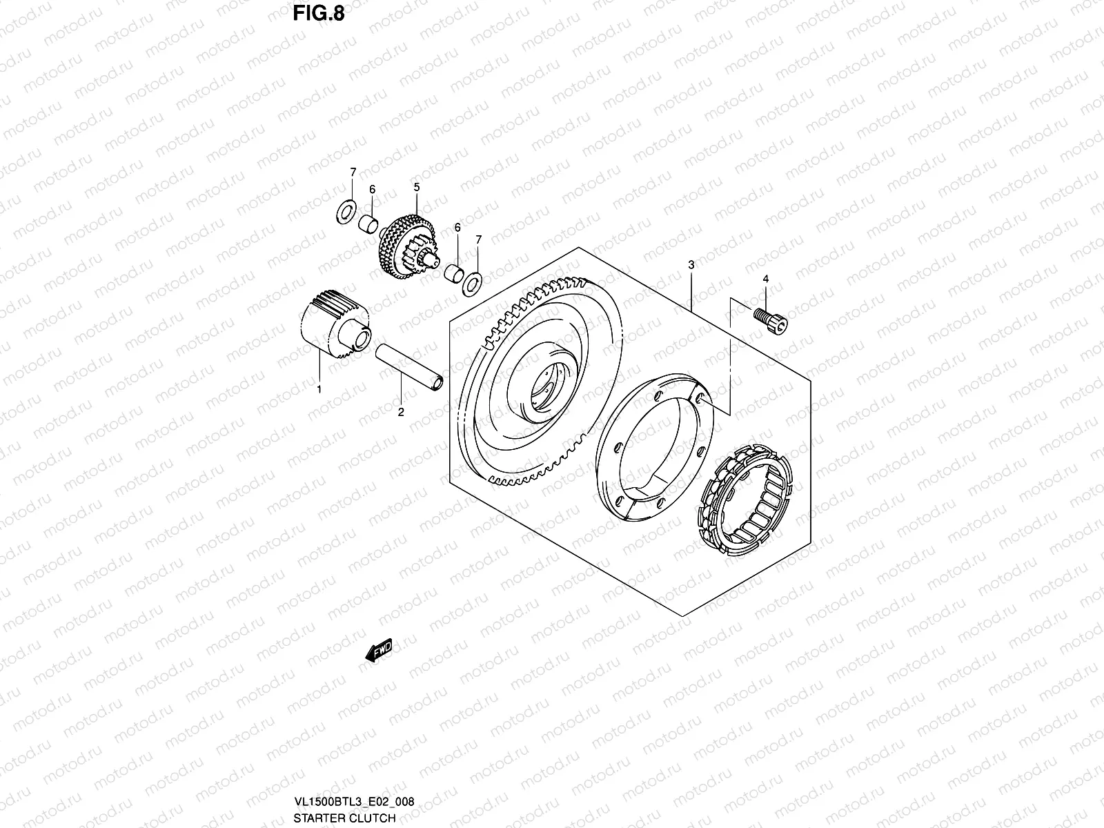 8 - STARTER CLUTCH