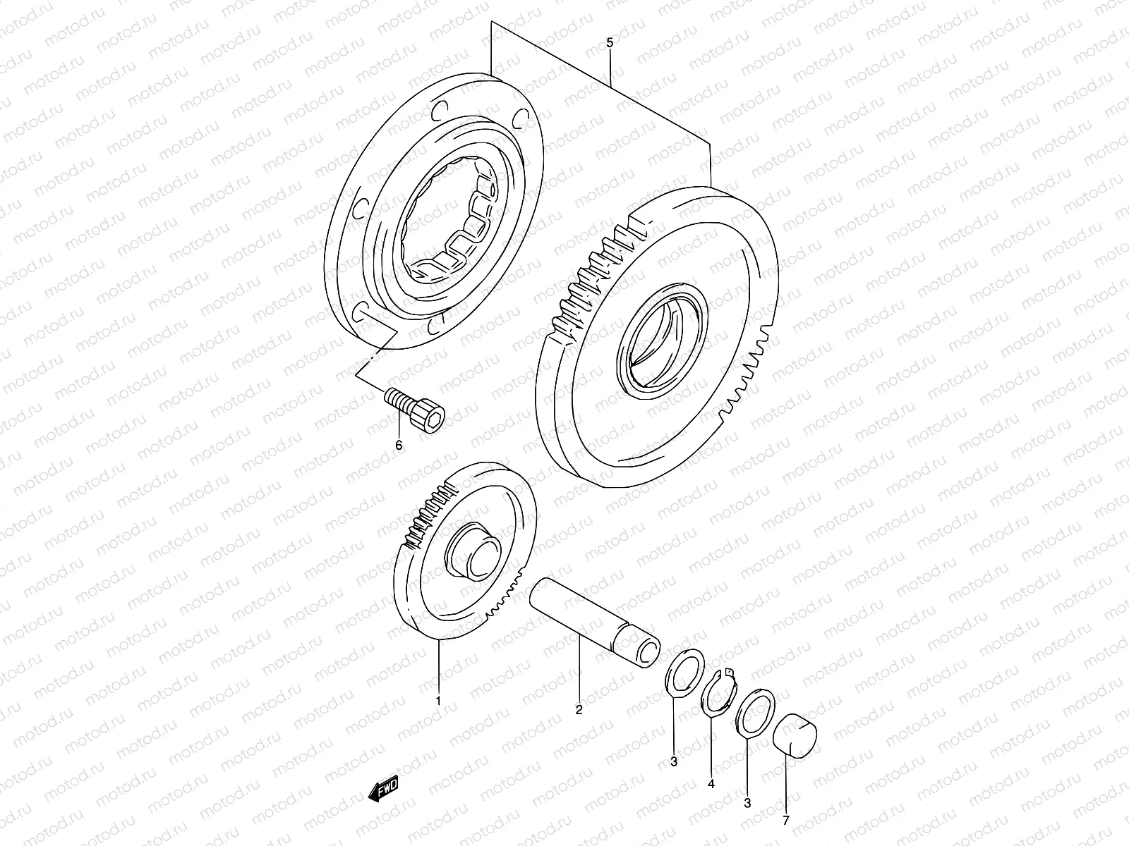 8 - STARTER CLUTCH
