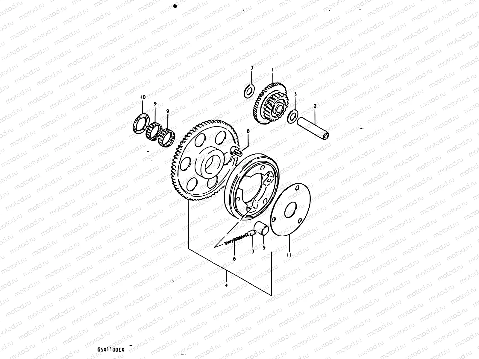 8 - STARTER CLUTCH