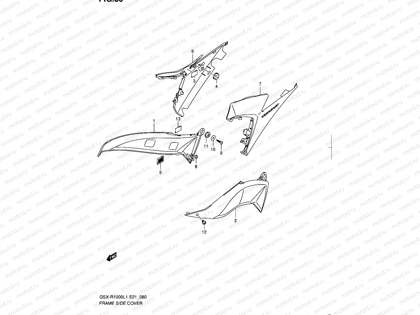 80 - FRAME SIDE COVER