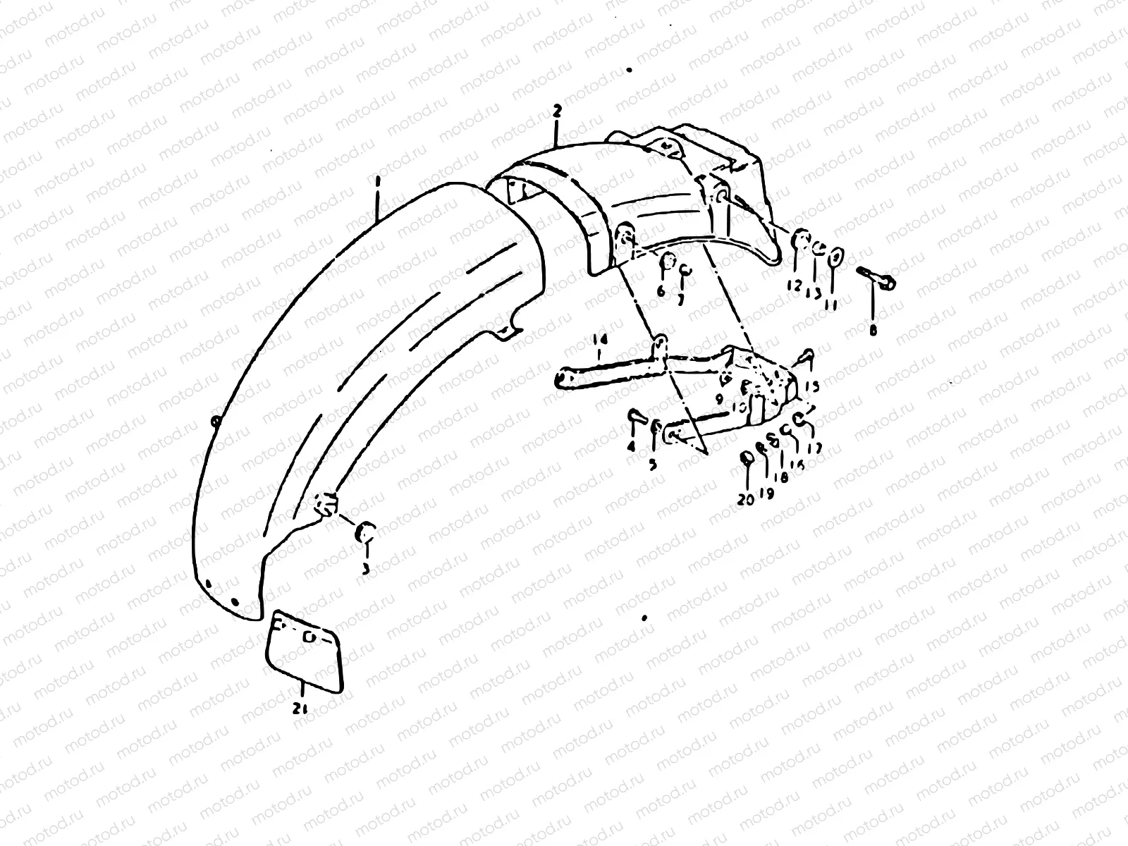 80 - REAR FENDER