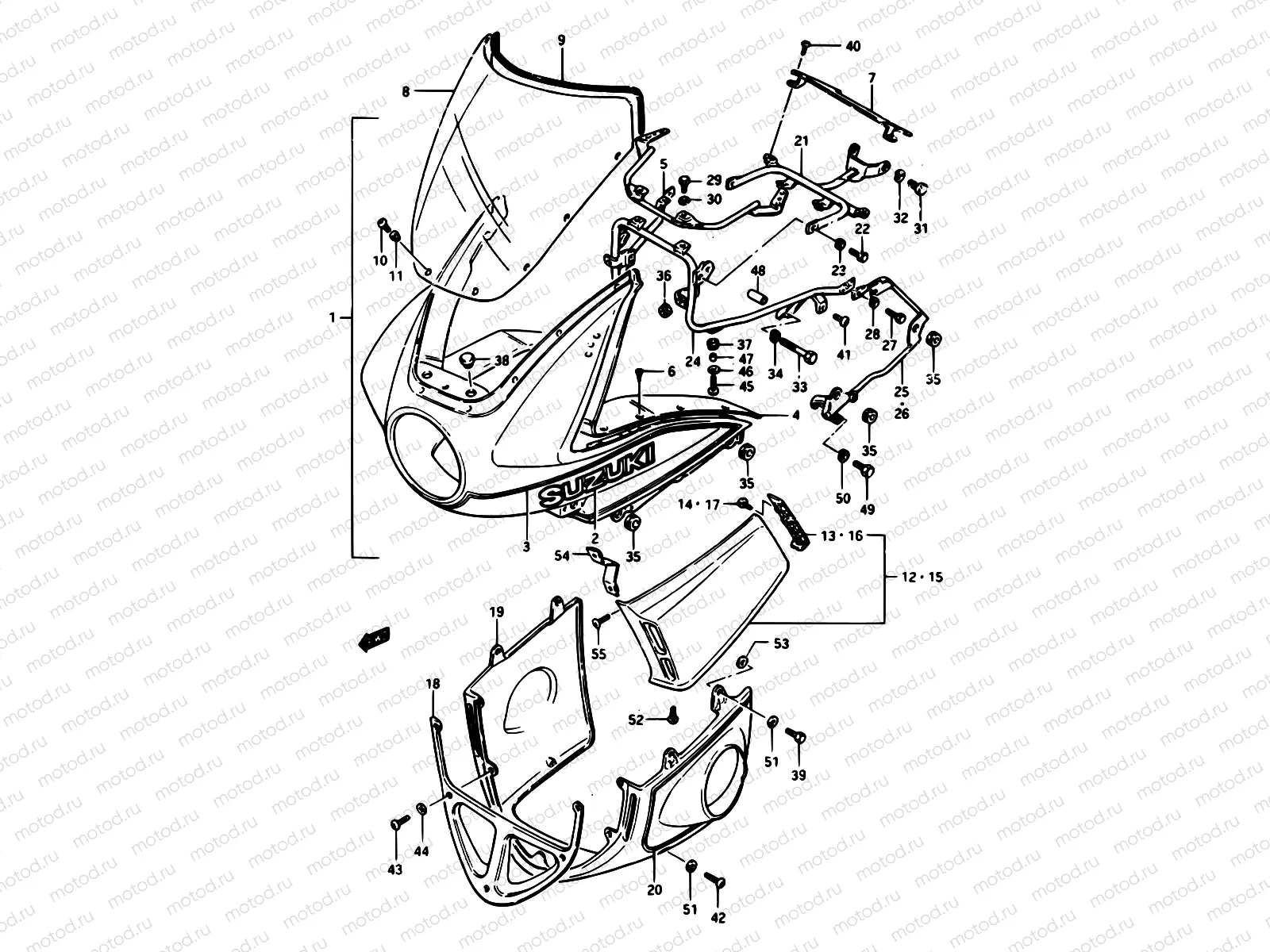 81 - COWLING (GSX1100EFE)