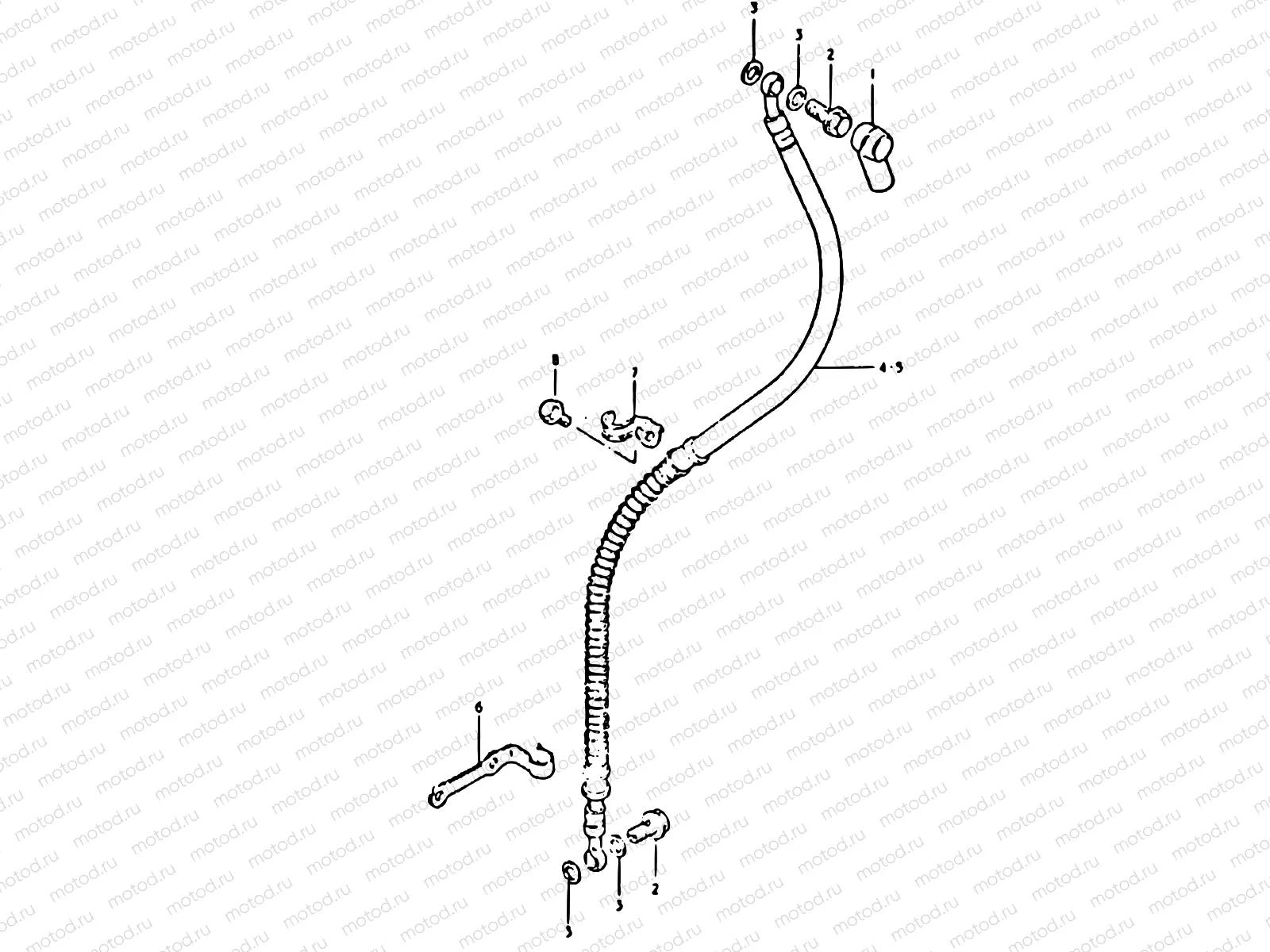 81 - FRONT BRAKE HOSE
