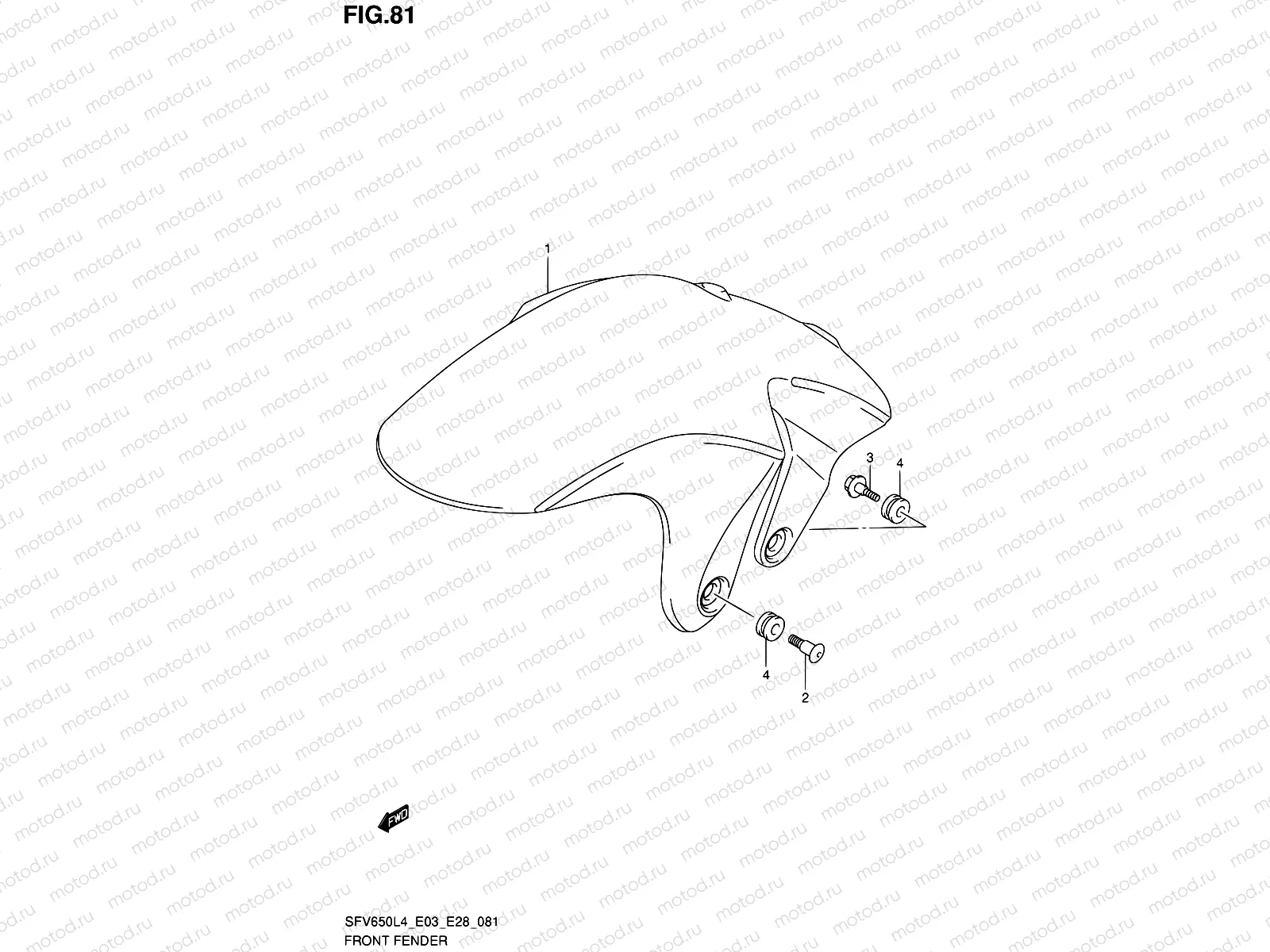 81 - FRONT FENDER