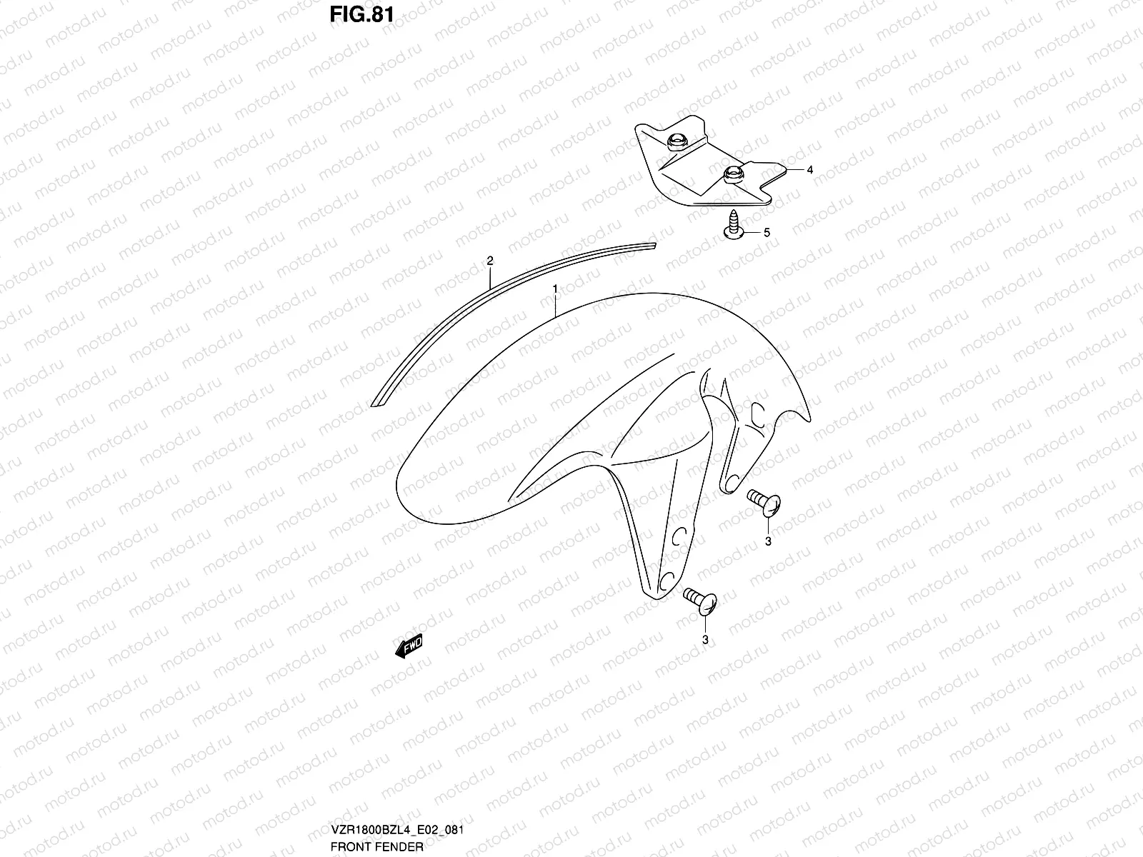 81 - FRONT FENDER