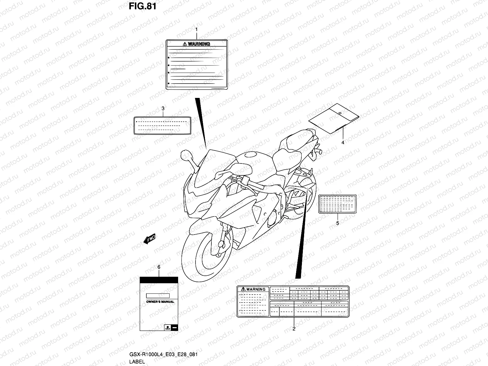 81 - LABEL (GSX-R1000L4 E03)