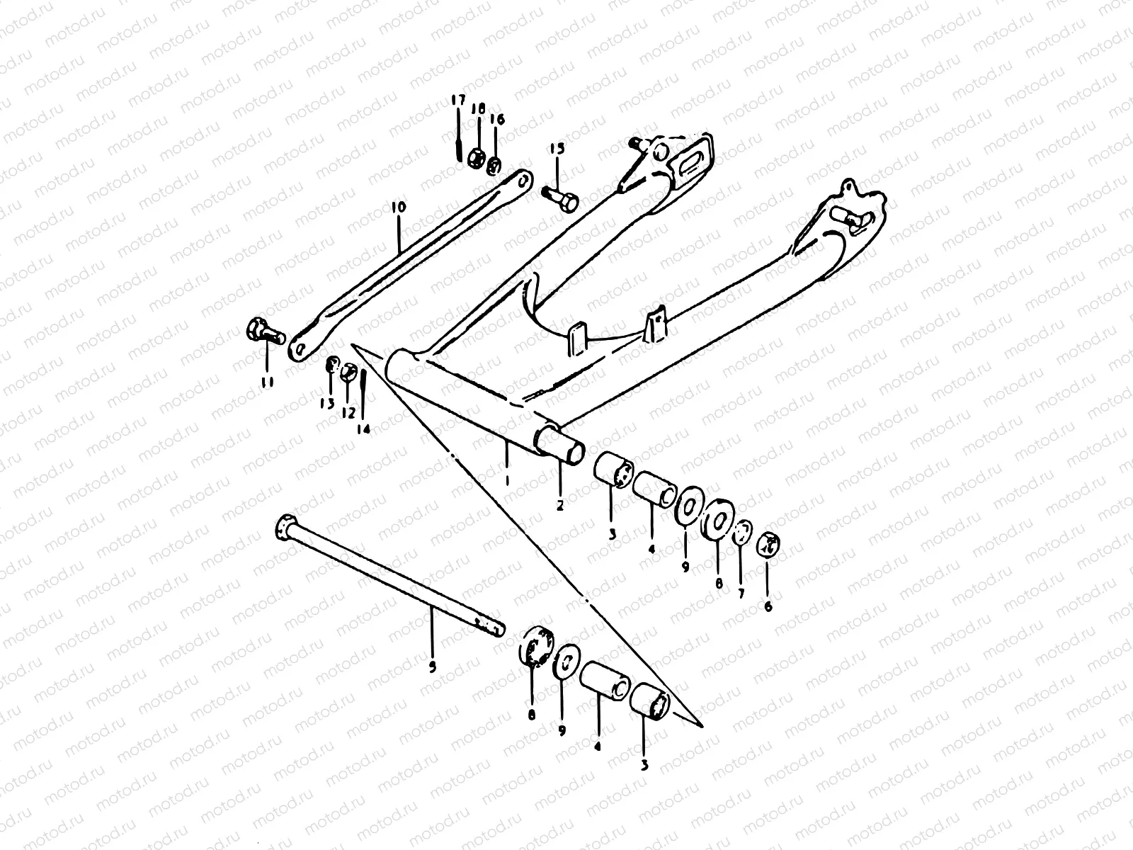 82 - REAR SWINGING ARM