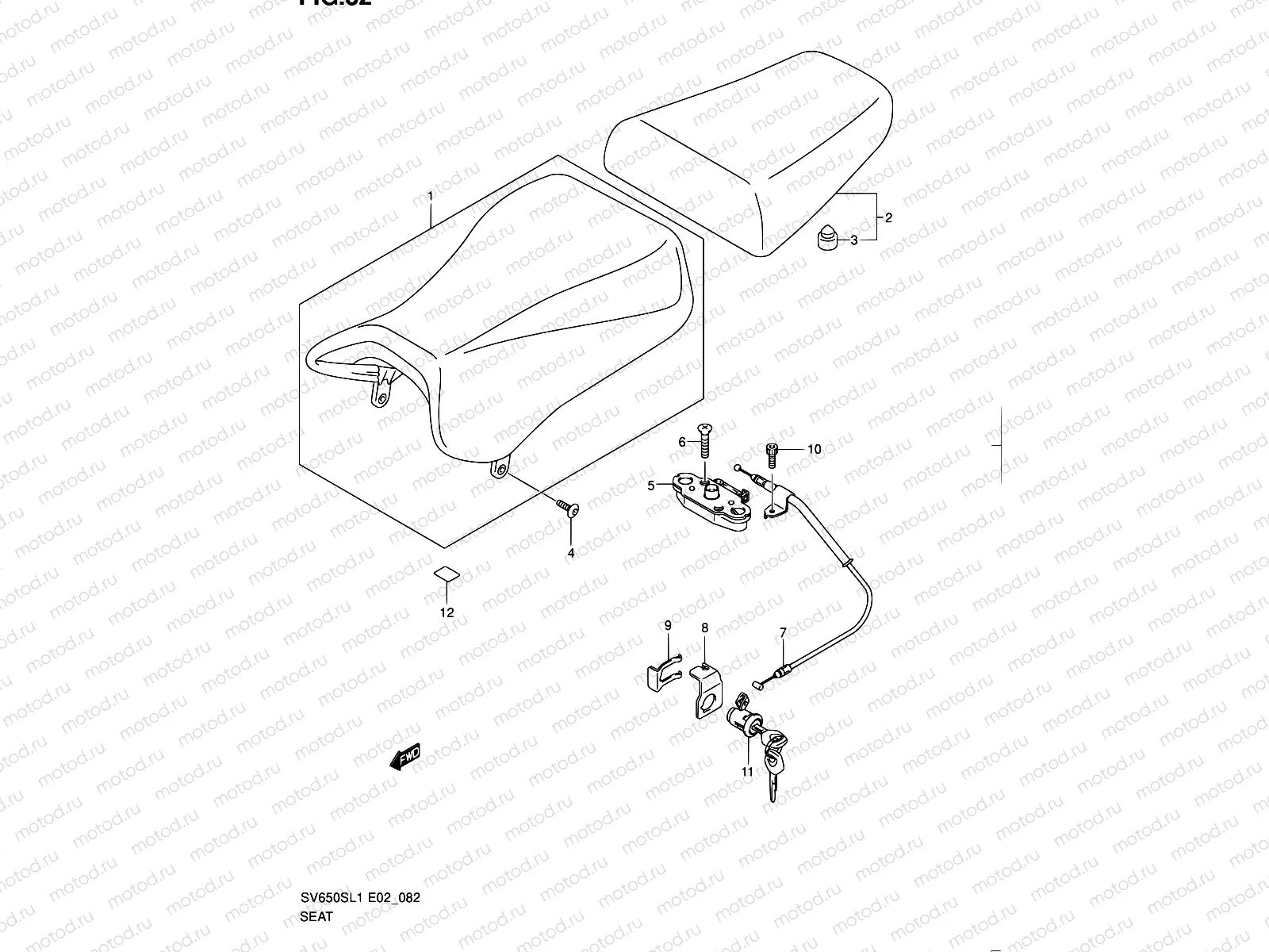 82 - SEAT (SV650SAL1 E24)