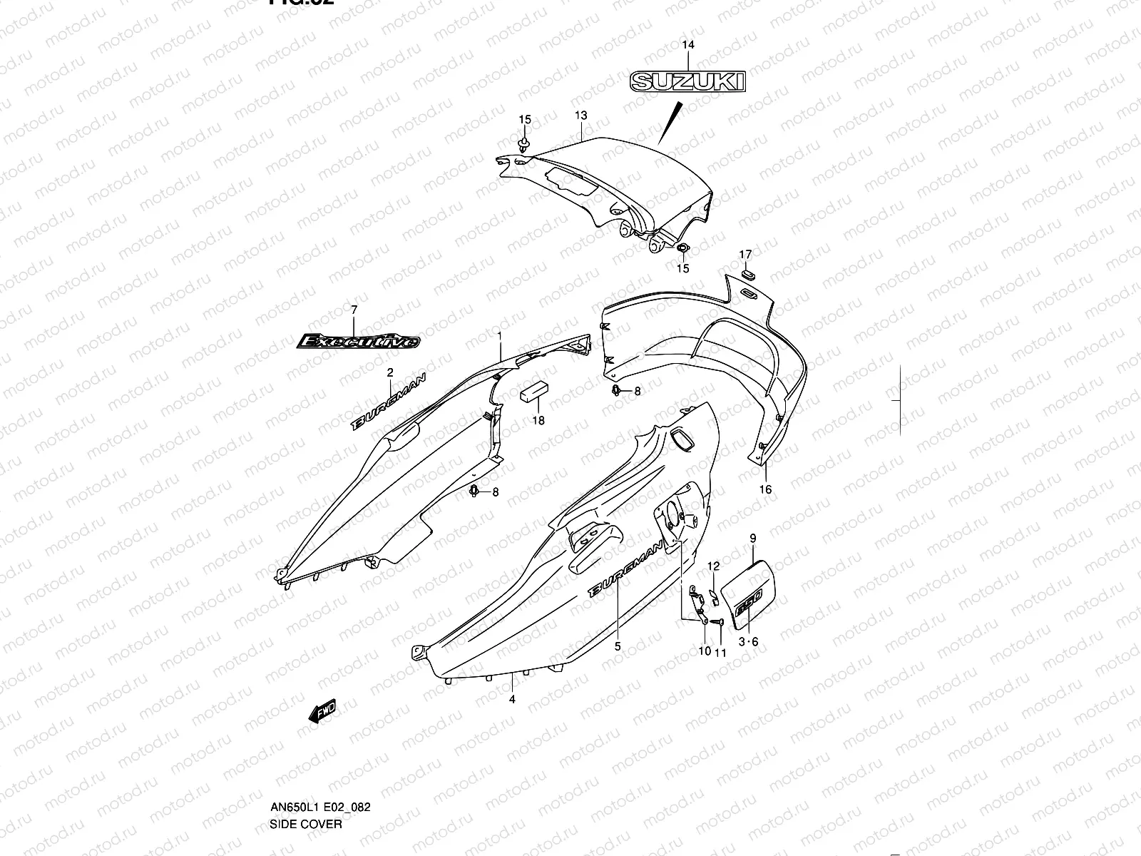 82 - SIDE COVER (AN650AL1 E19)