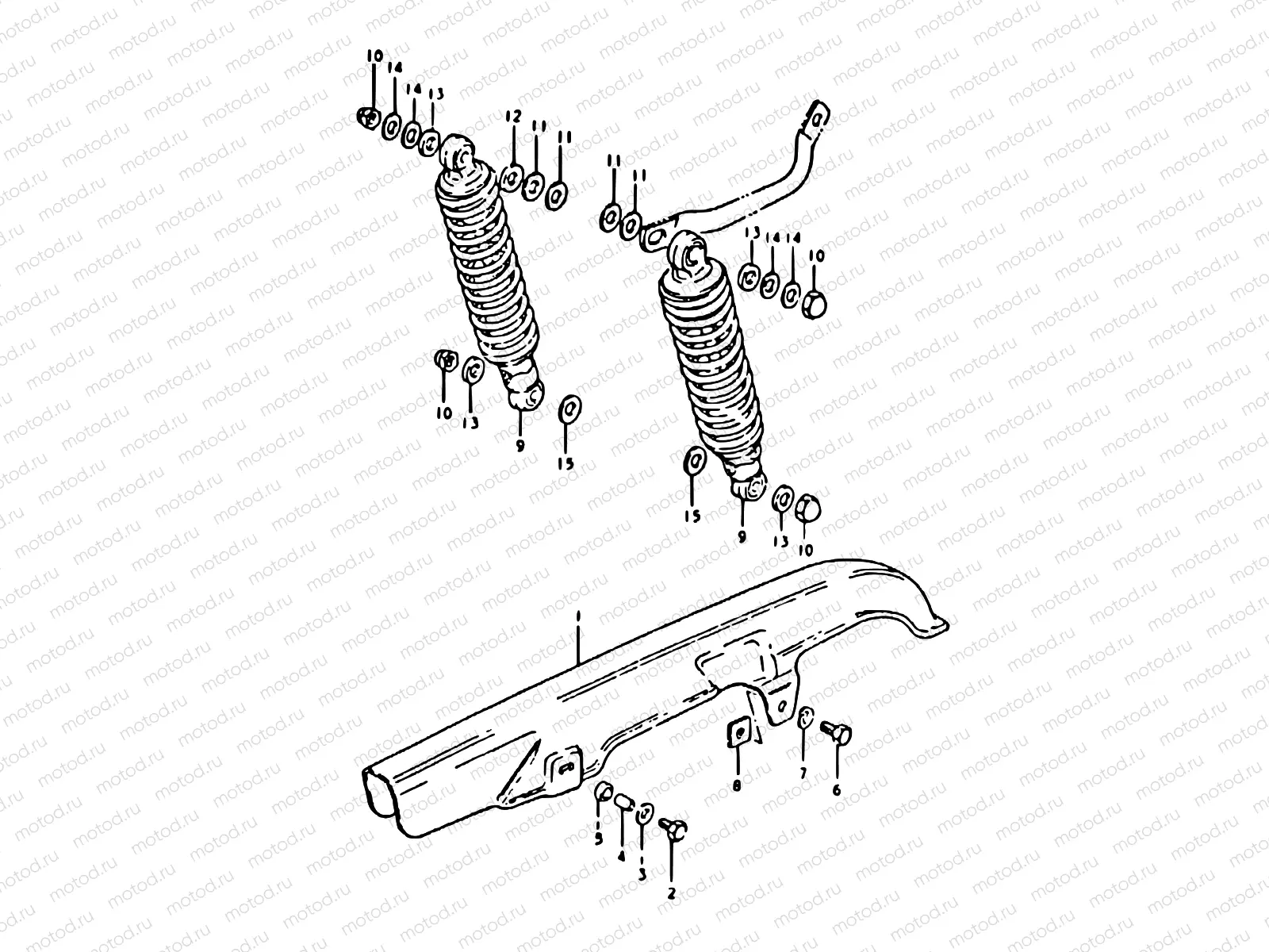 83 - CHAIN CASE - SHOCK ABSORBER