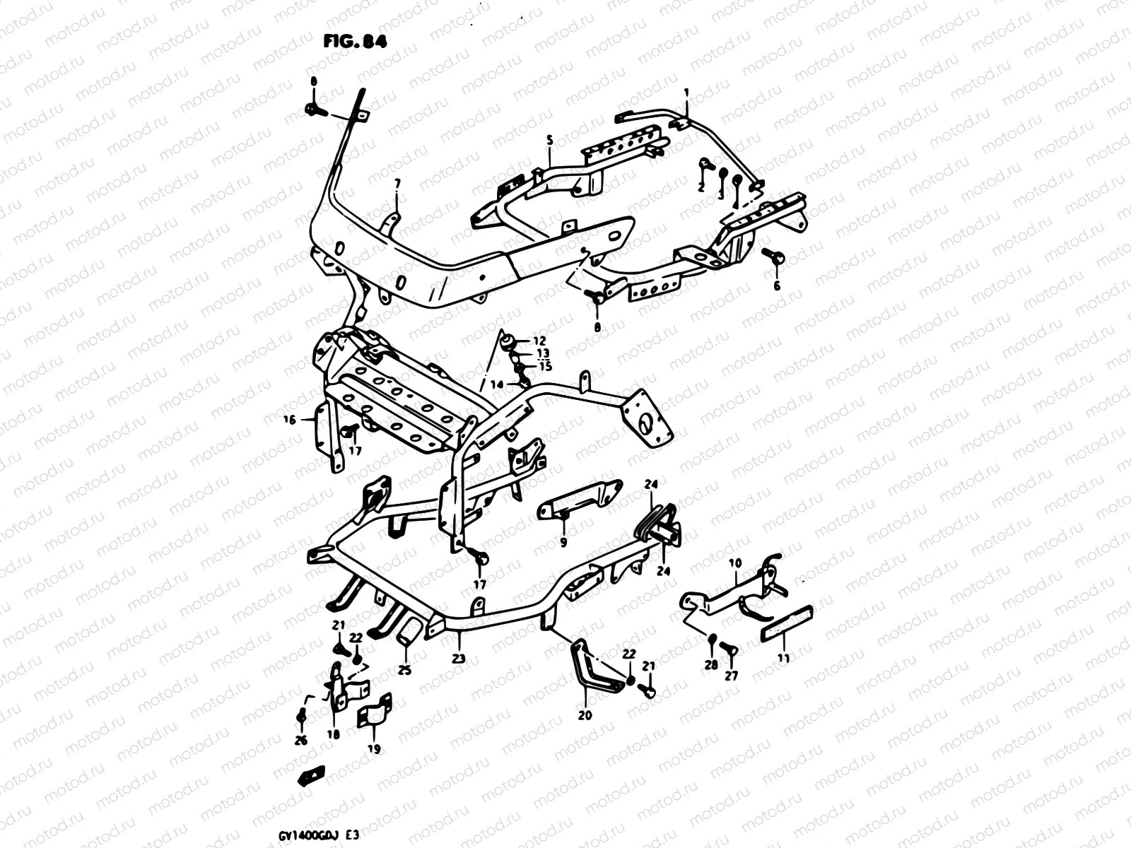 84 - COWLING BRACE