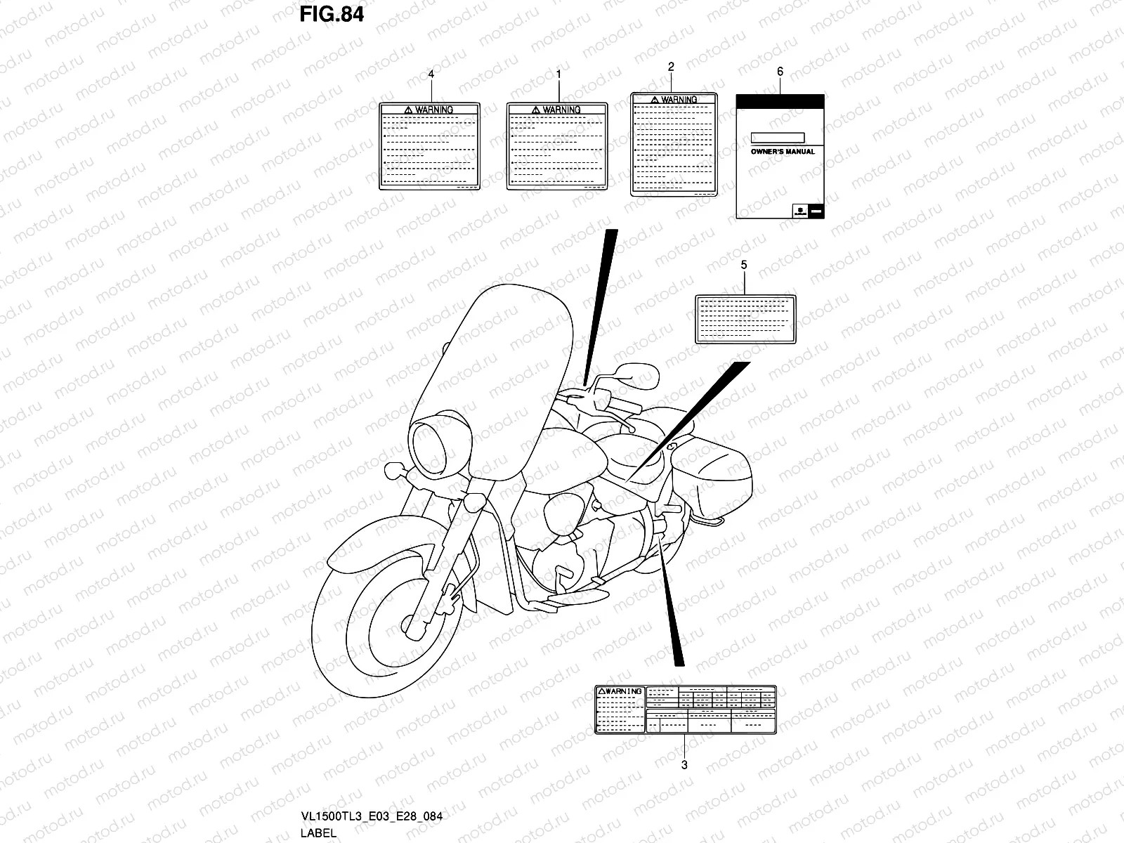 84 - LABEL (VL1500TL3 E33)