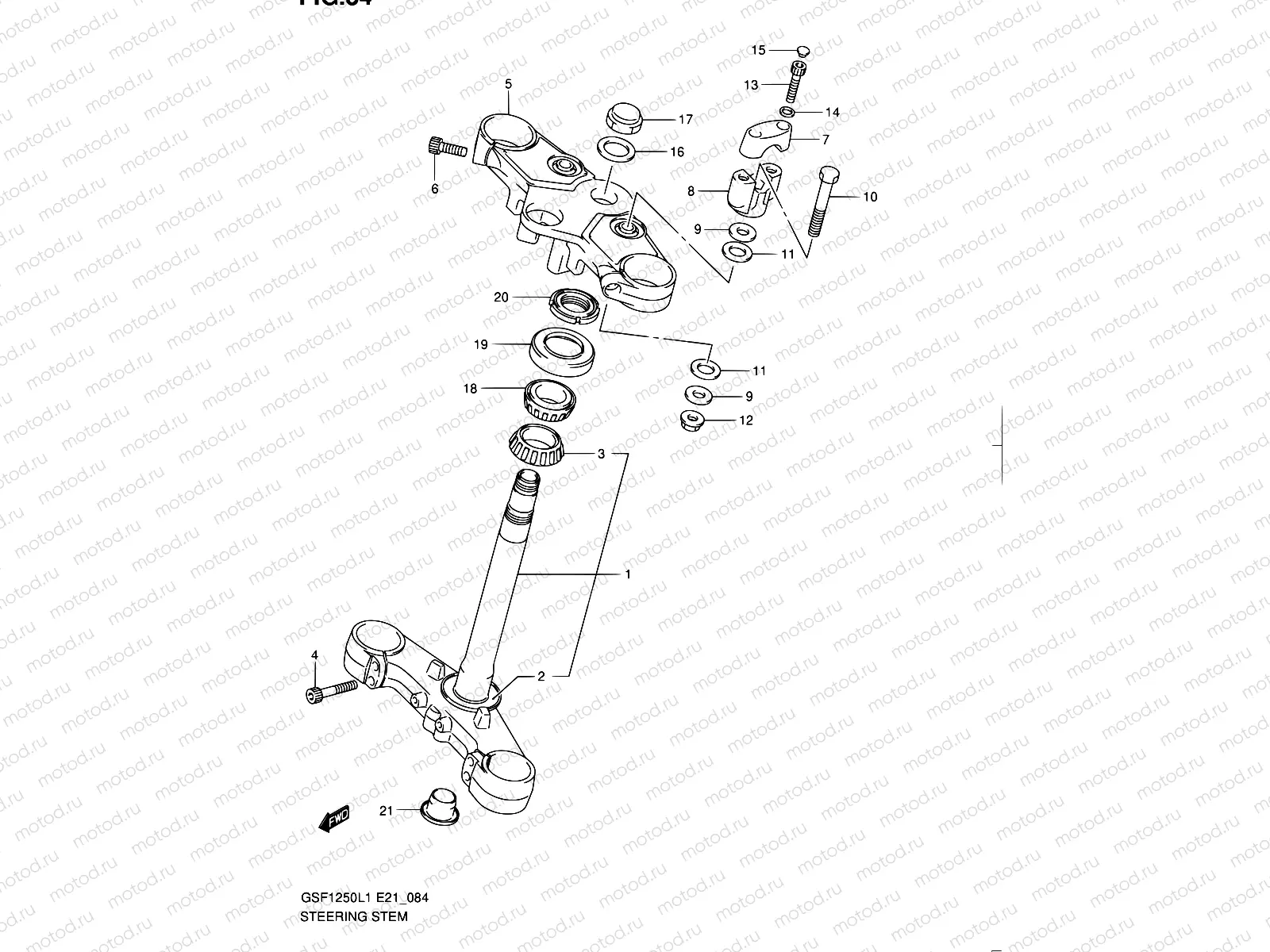 84 - STEERING STEM