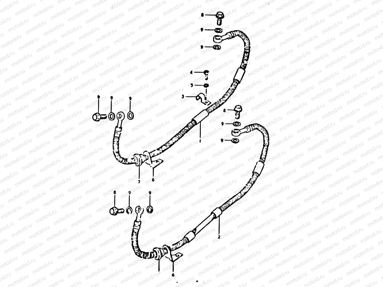 85 - REAR BRAKE HOSE
