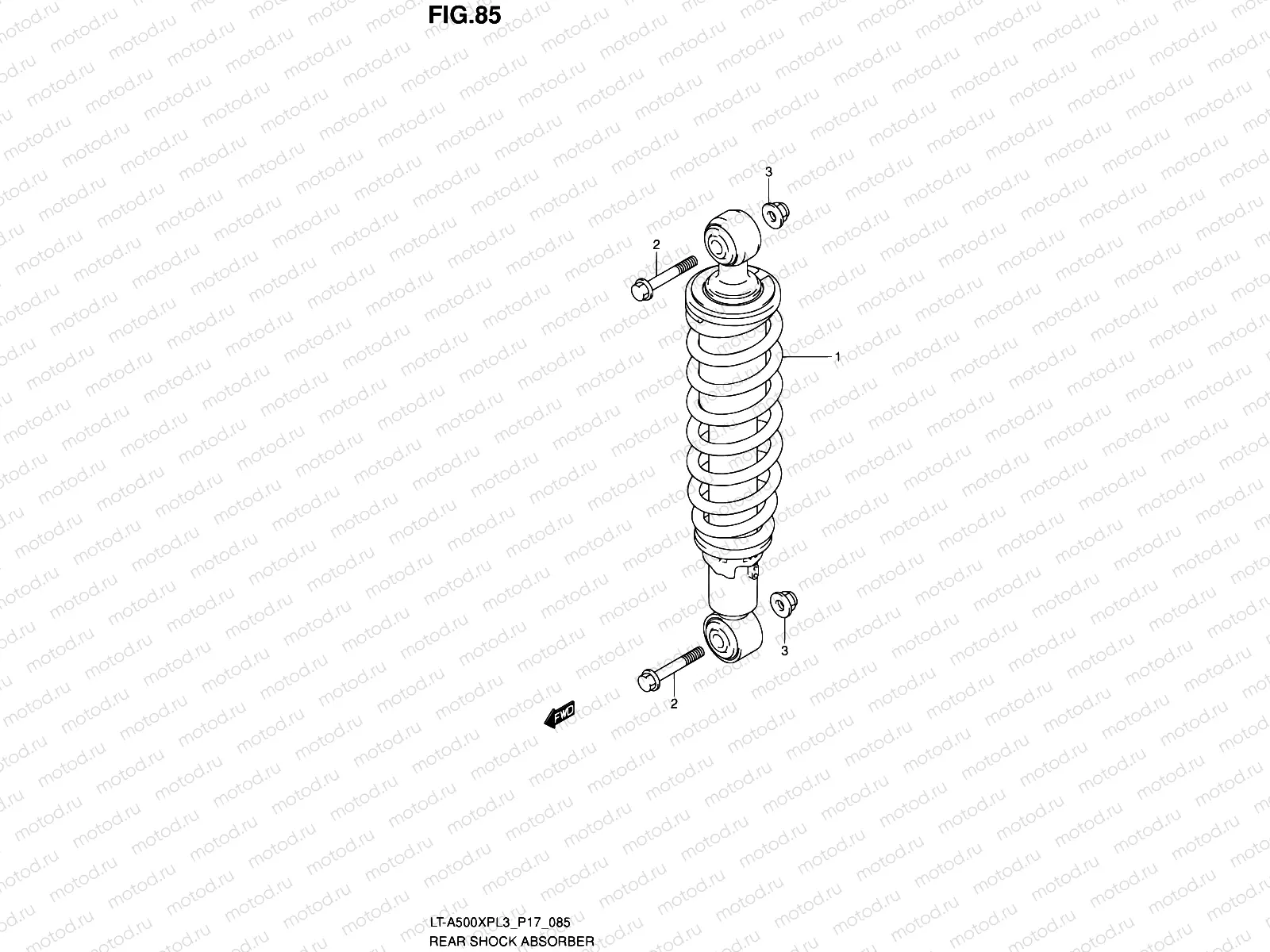 85 - REAR SHOCK ABSORBER